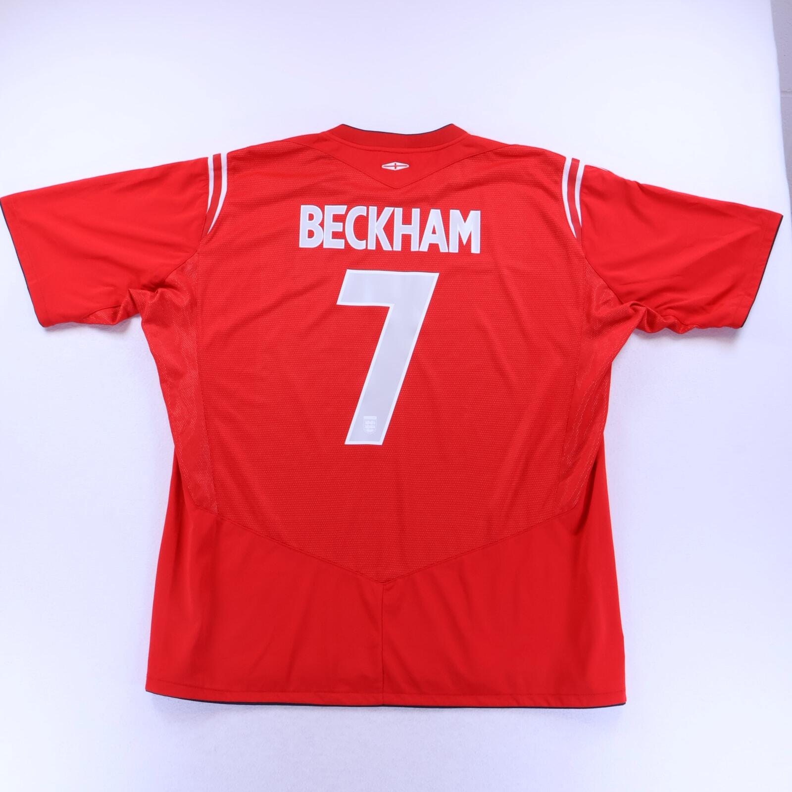 England Beckham #7 2004/06 Away Shirt - 3XL