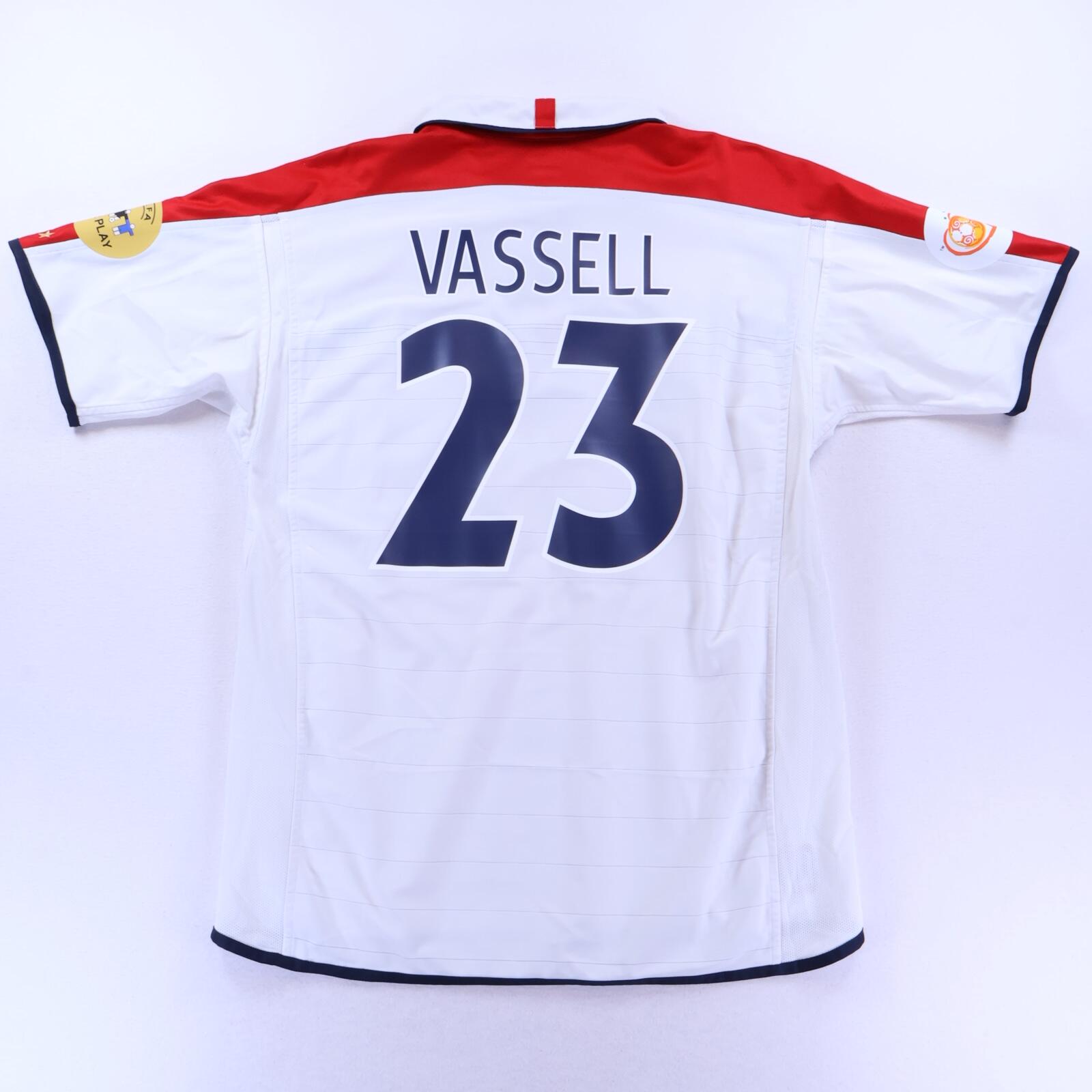 England Campbell #6 2003/05 Home Shirt - Reversible - XL