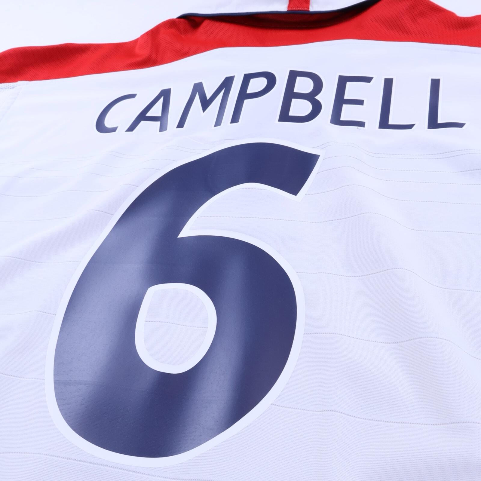 England Campbell #6 2003/05 Home Shirt - Reversible - XL