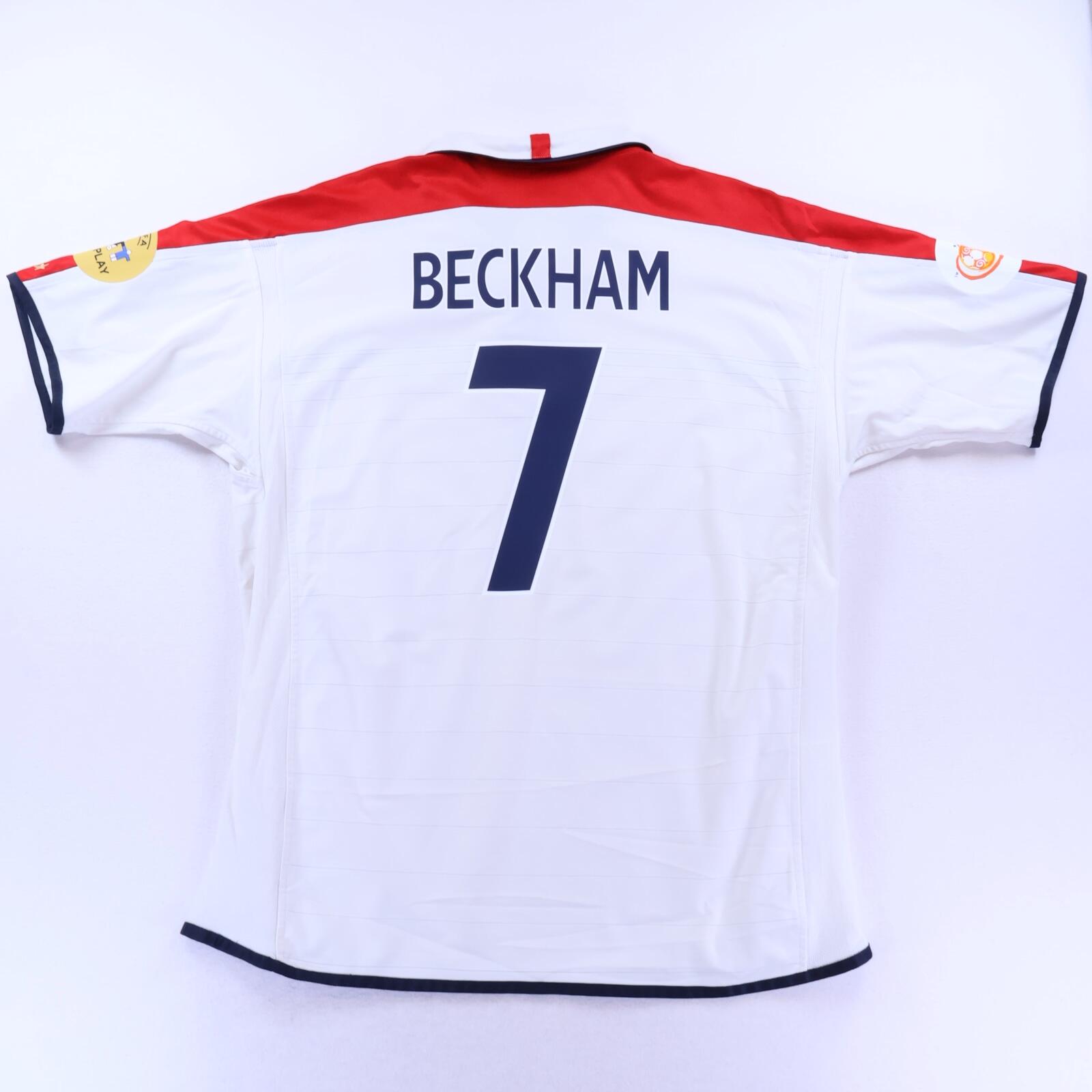 England Campbell #6 2003/05 Home Shirt - Reversible - XL