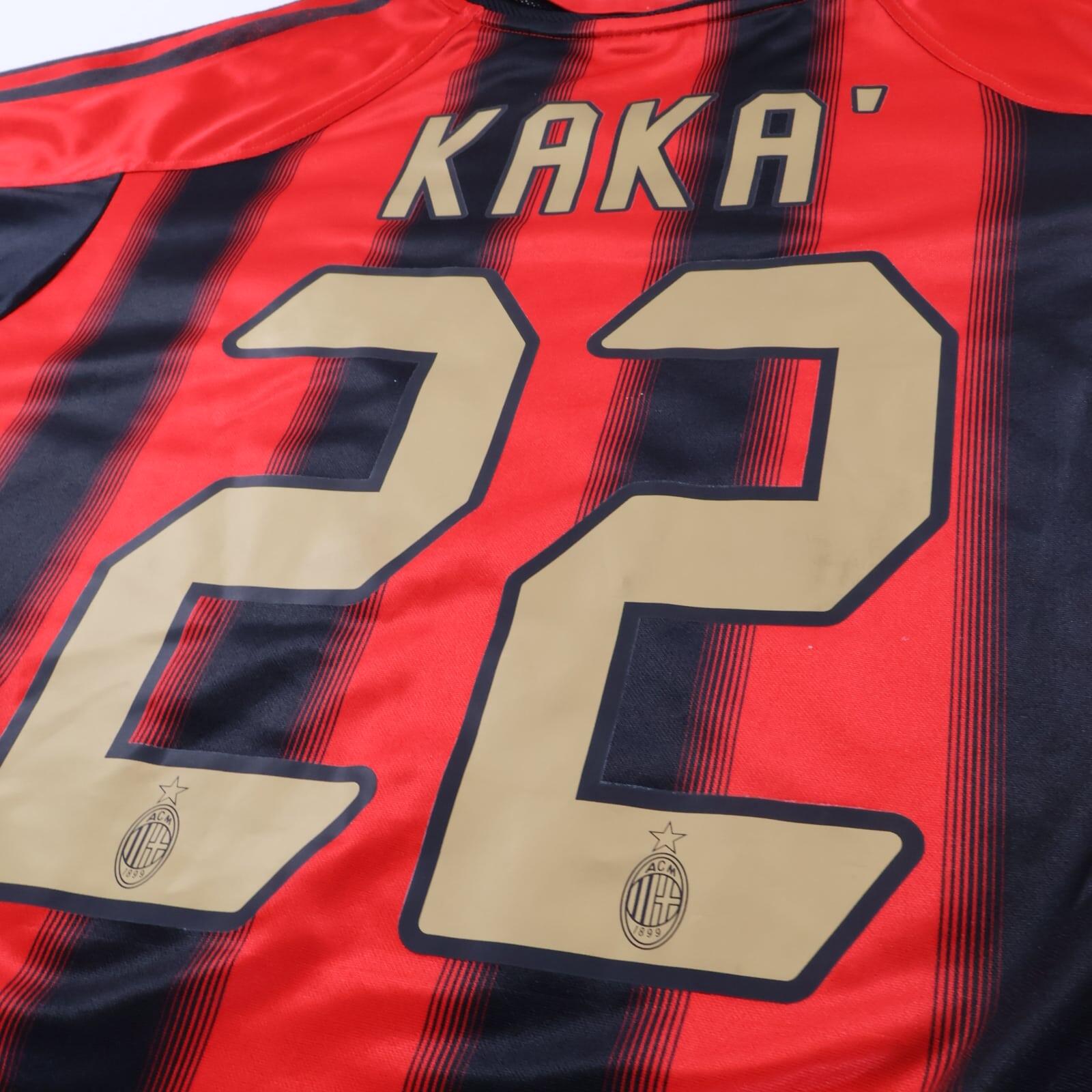 Ac Milan Kaka #22 2004/05 Home Shirt - L
