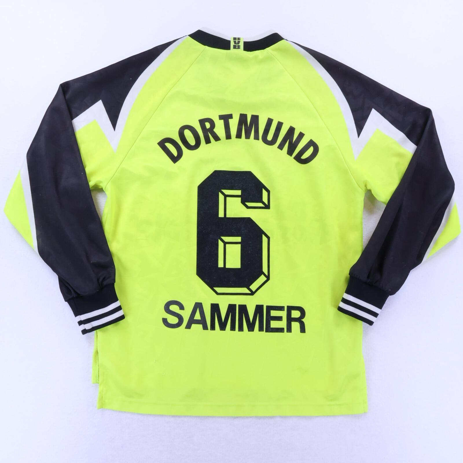 Borussia Dortmund Sammer #6 1995/96 Home Shirt - Long Sleeve - S