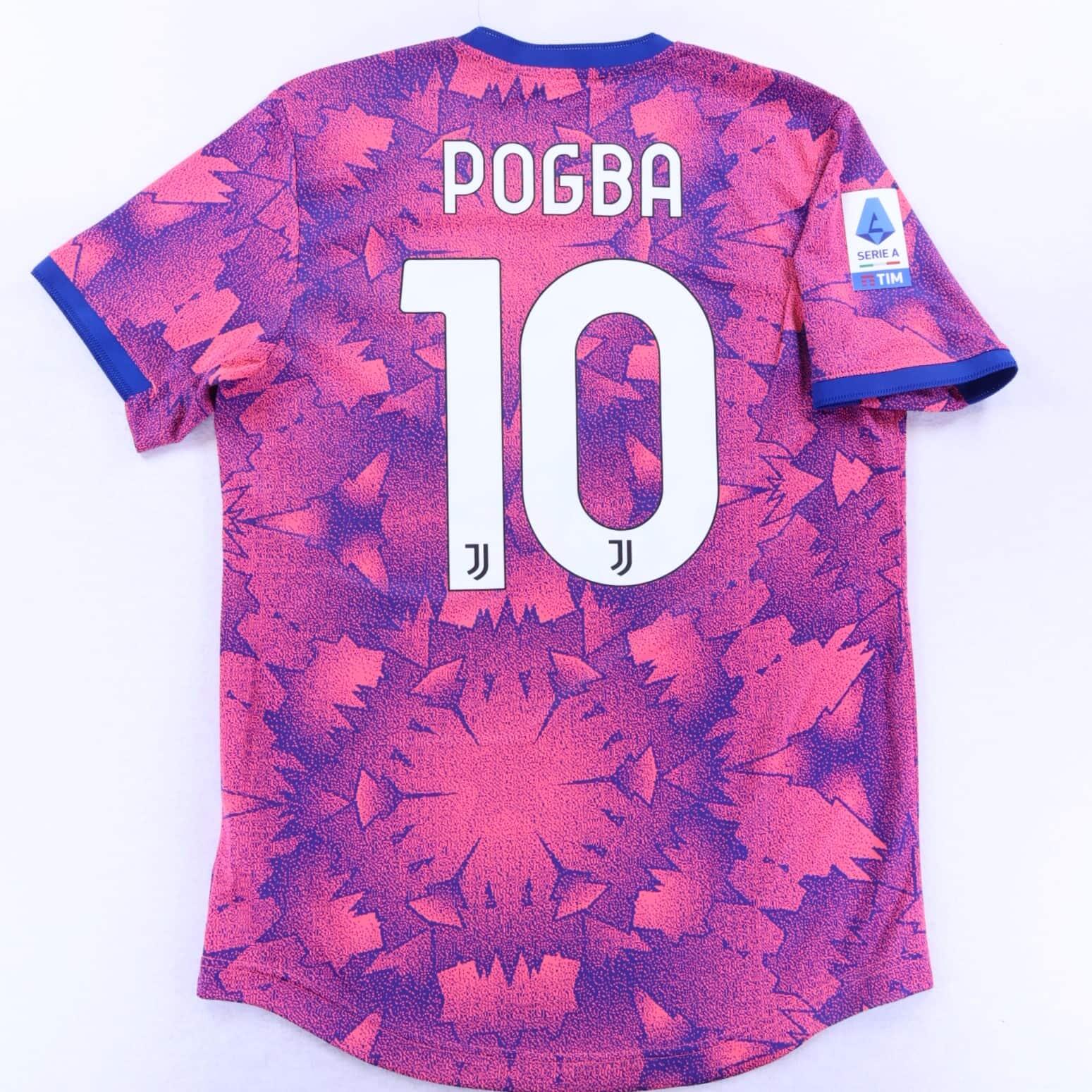 ユベントス POGBA #10 Juventus Pogba #10 2022/23 Third Shirt - Player Issued - L