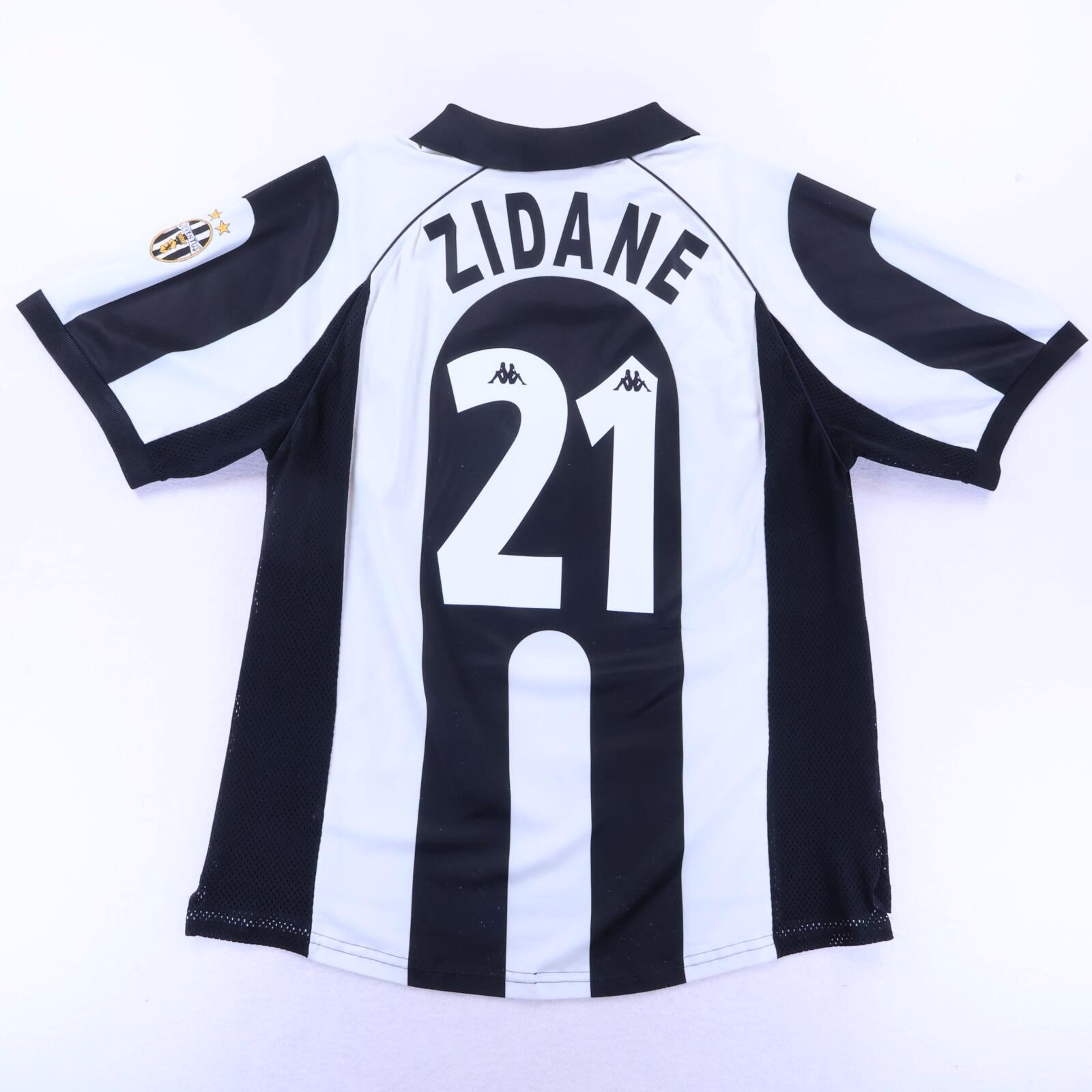 Juventus Zidane #21 1997/98 Home Shirt - XL