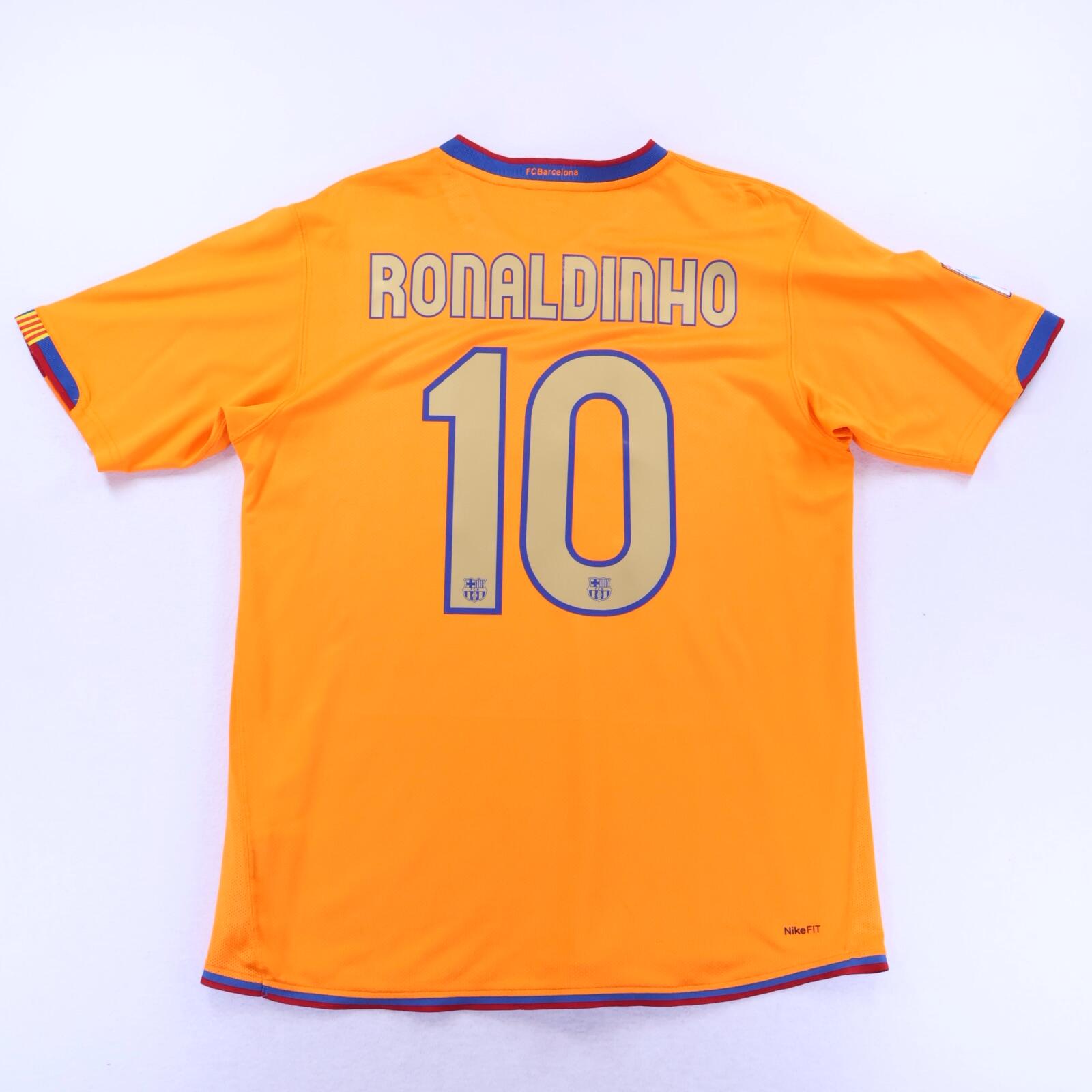 Barcelona Ronaldinho #10 2003/04 Away Shirt - XL