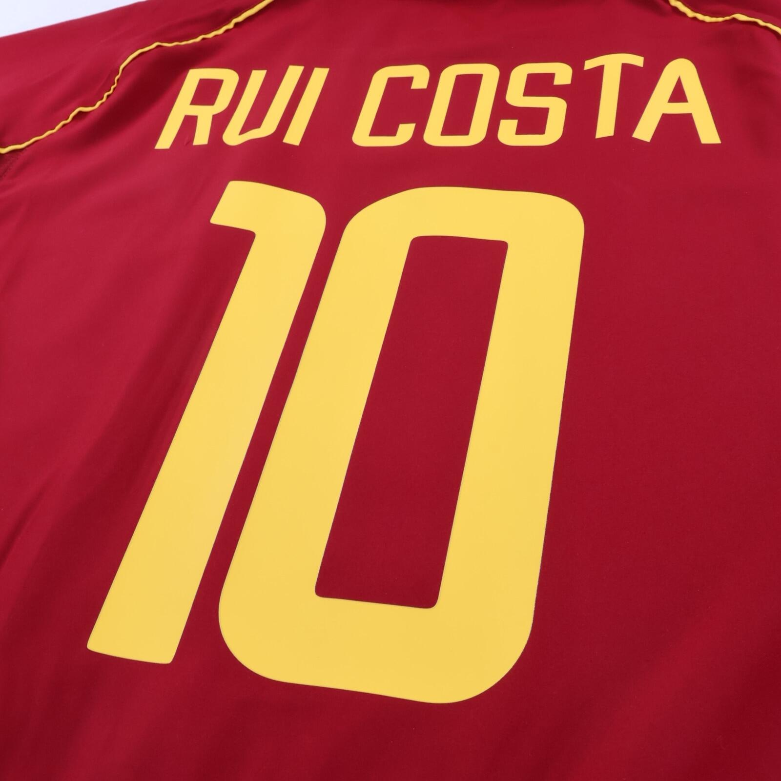 MINT* Portugal Rui Costa #10 2002/04 Home Shirt - L