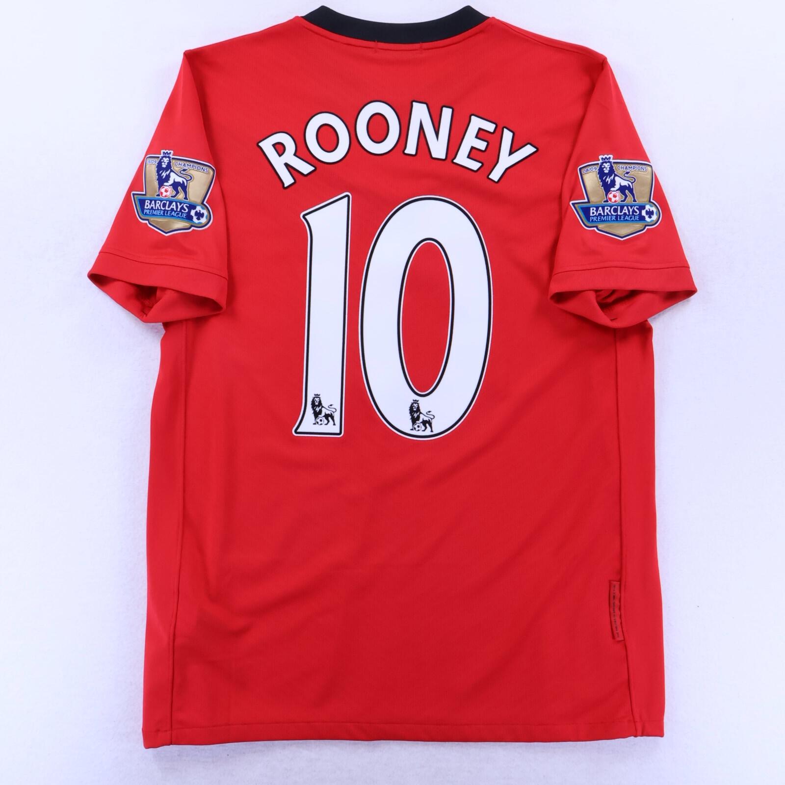 MINT* Manchester United Rooney #10 2009/10 Home Shirt - M