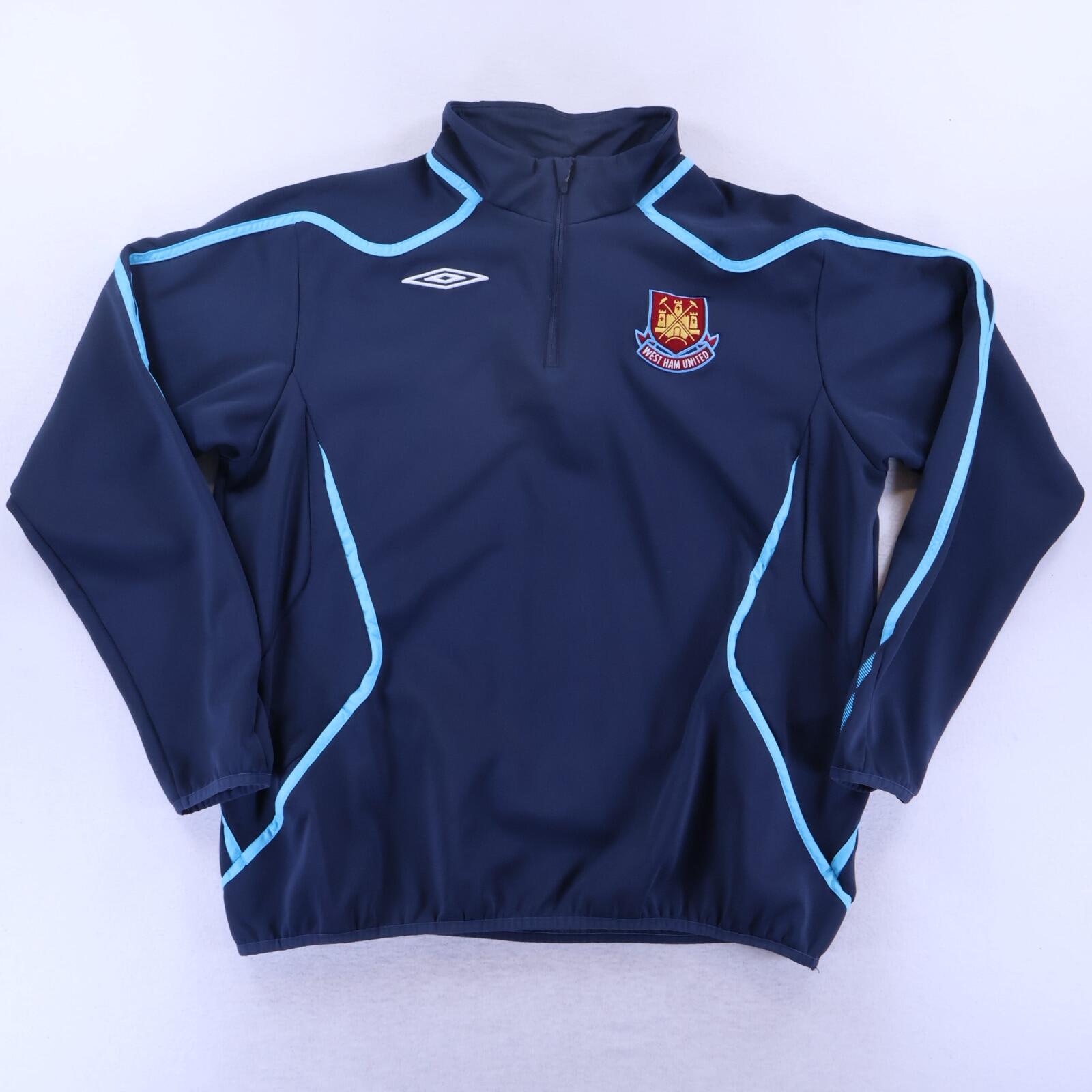 West Ham United 2007/08 1/4 Zip Fleece - 3XL