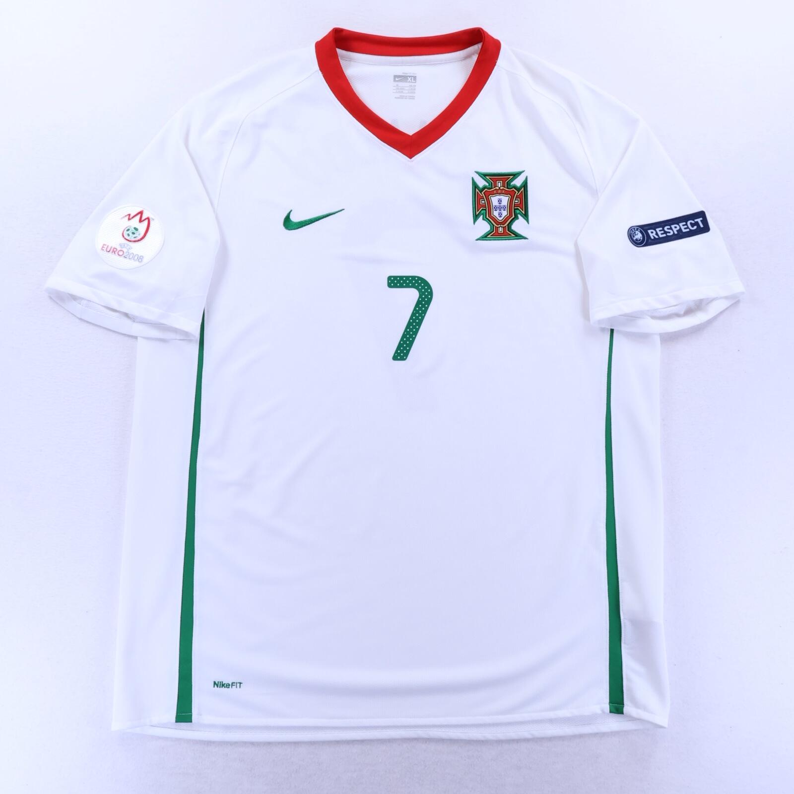 MINT* Portugal Rui Costa #10 2002/04 Home Shirt - L