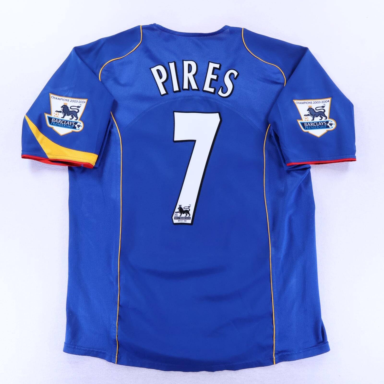 Arsenal Pires #7 2004/06 Away Shirt - L
