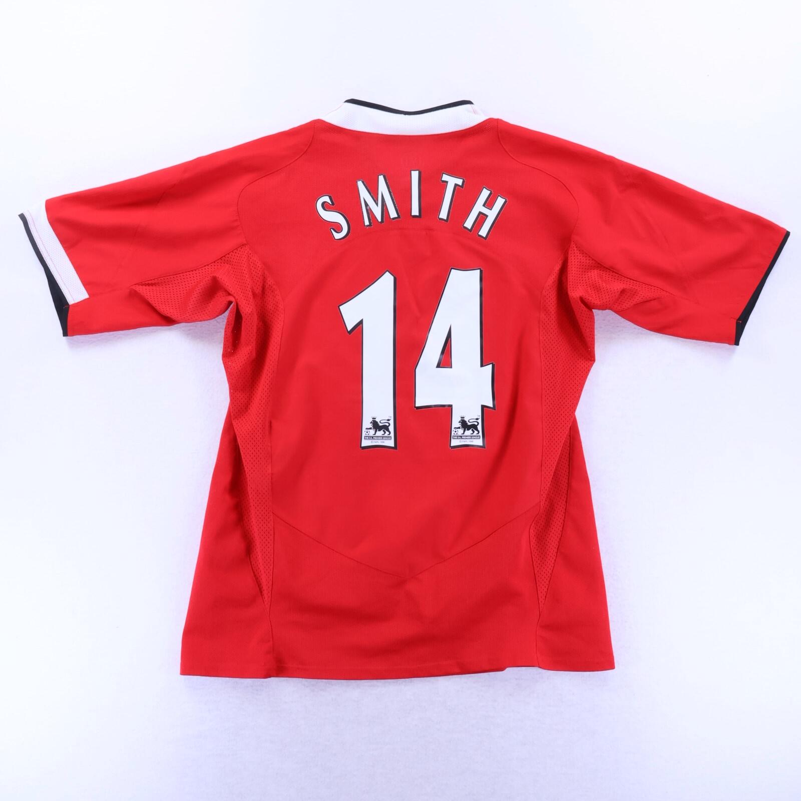 Manchester United Smith #14 2004/06 Home Shirt - M