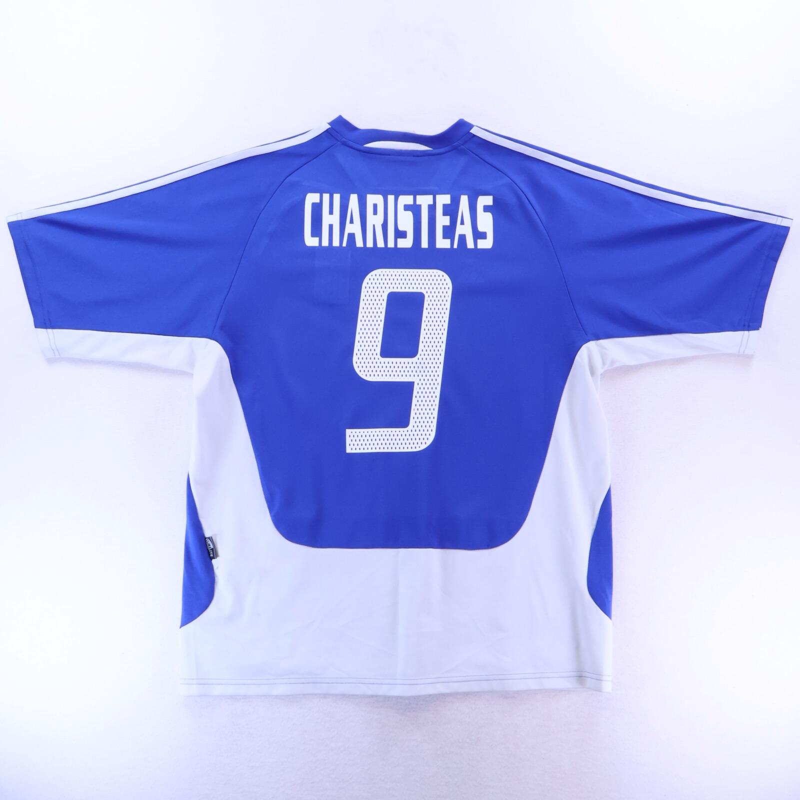 Greece Charisteas #9 2004/06 Home Shirt - XL