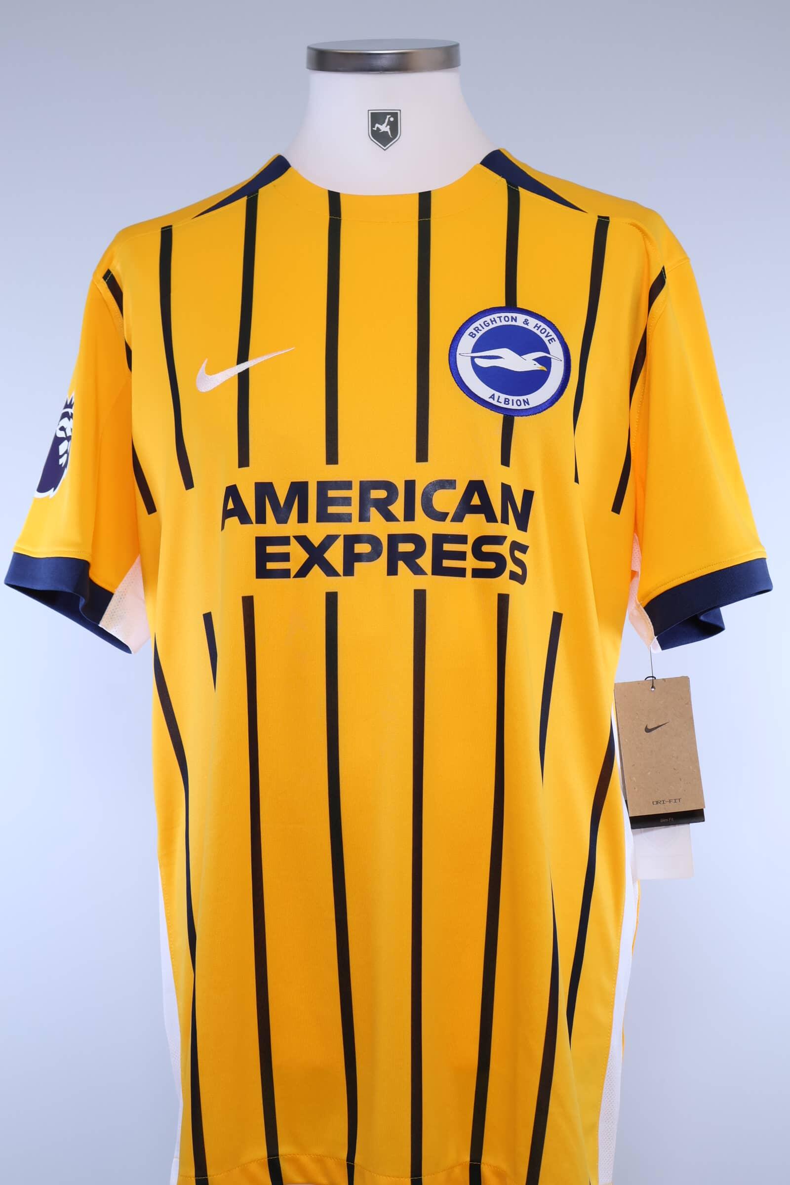 2024/25 - BRIGHTON & HOVE ALBION F.C - MITOMA - #22 - AWAY SHIRT - XL