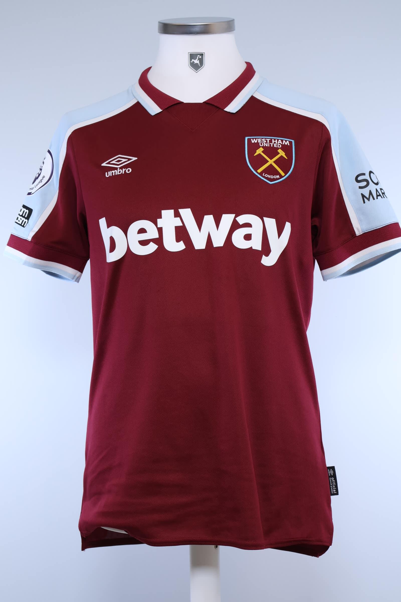 ウェストハム 21/22 ホーム ユニフォーム NOBLE 16 M Umbro West Ham