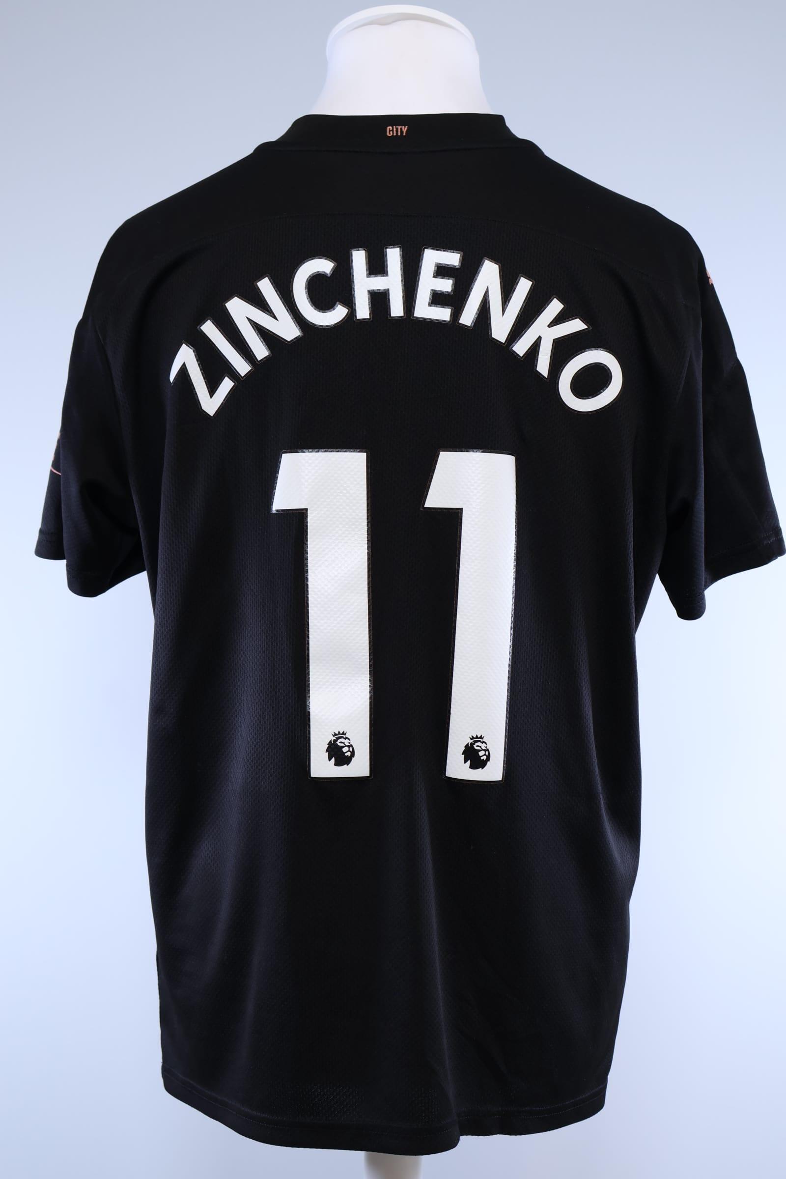 2020/21 - MANCHESTER CITY - ZINCHENKO - #17 - AWAY SHIRT - L