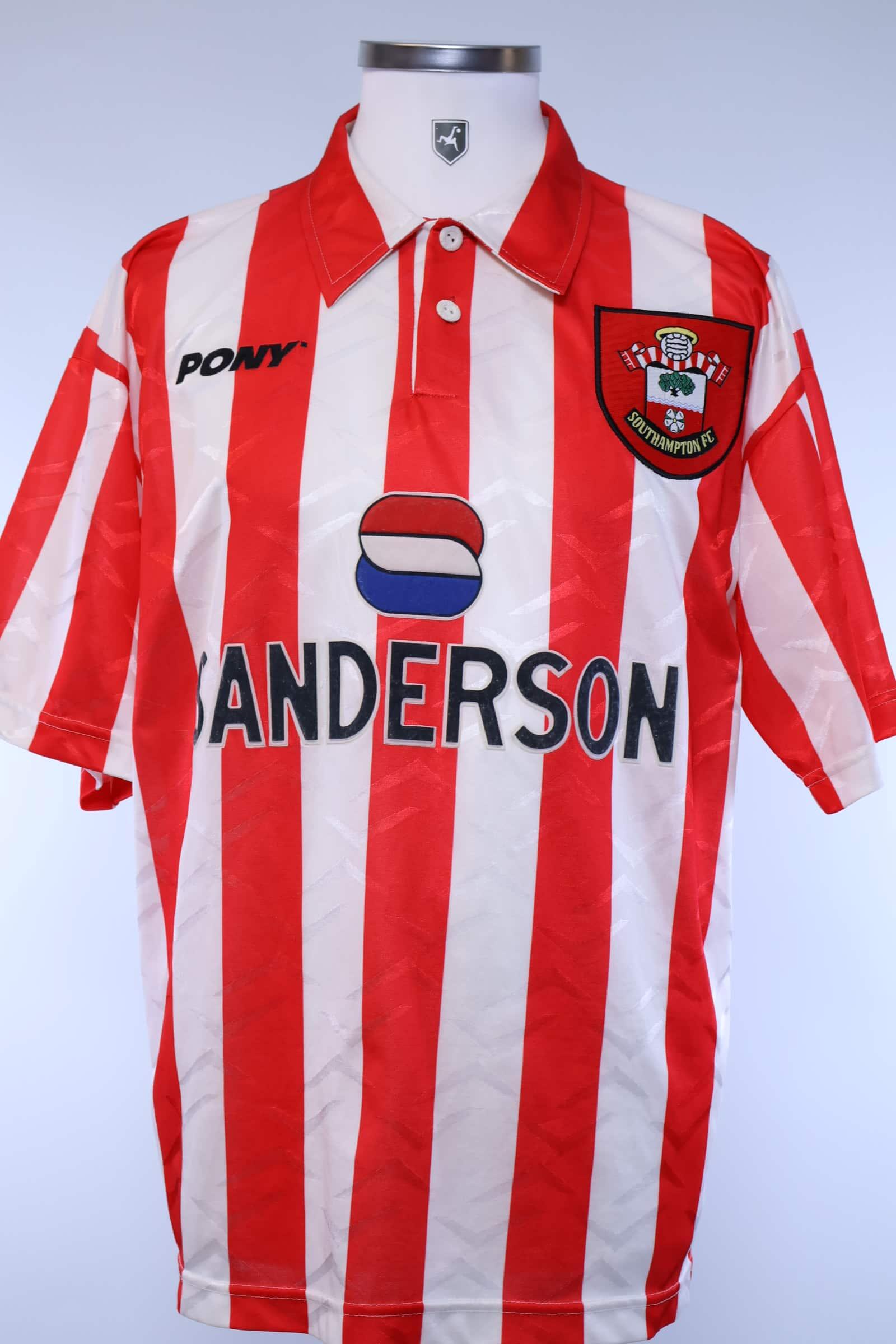 1995/97 - SOUTHAMPTON F.C - HOME SHIRT - L