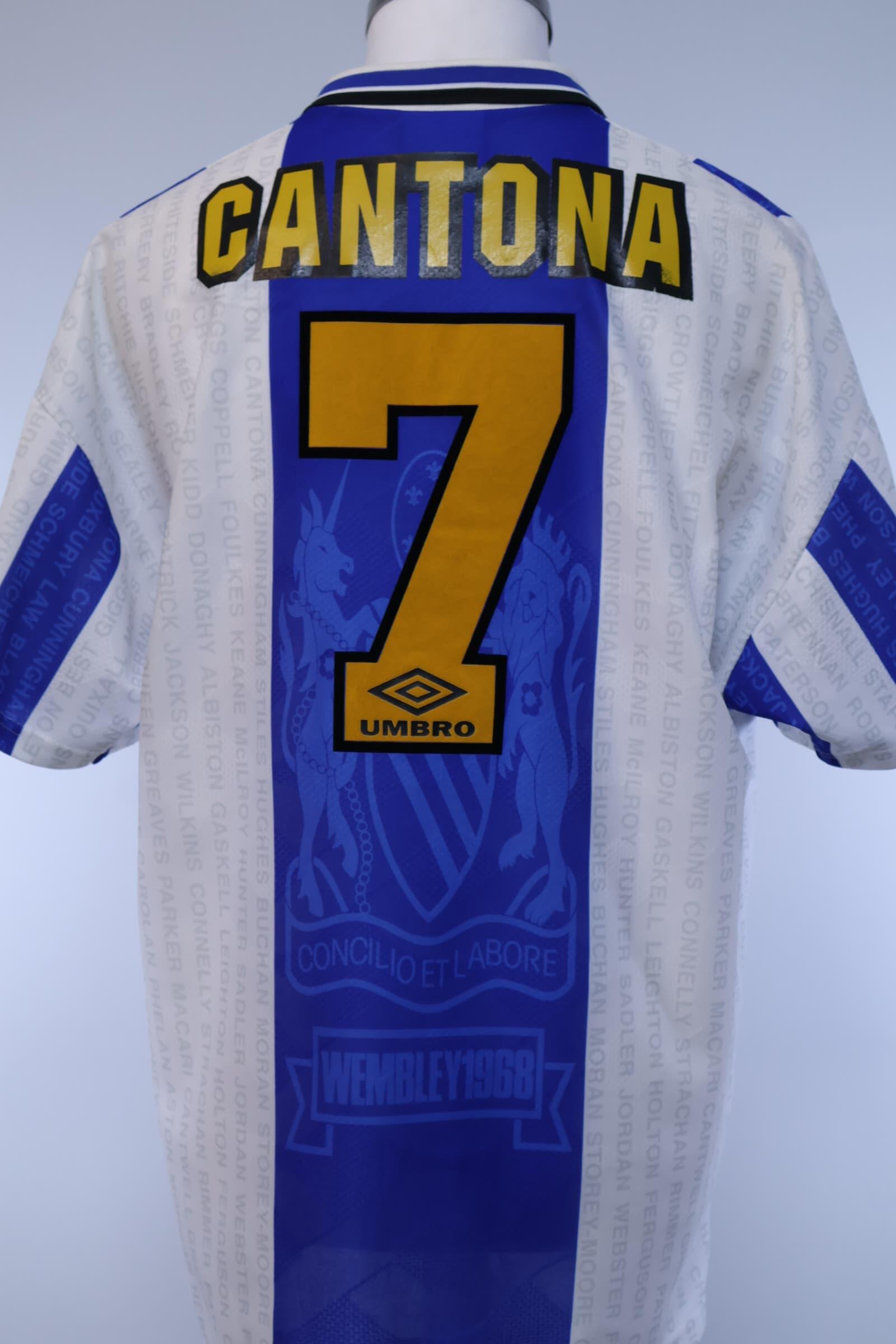 94-96 マンチェスターユナイテッド #7 カントナ 3rd 希少　L 1994/96 - MANCHESTER UNITED - CANTONA - #7 - THIRD SHIRT - L