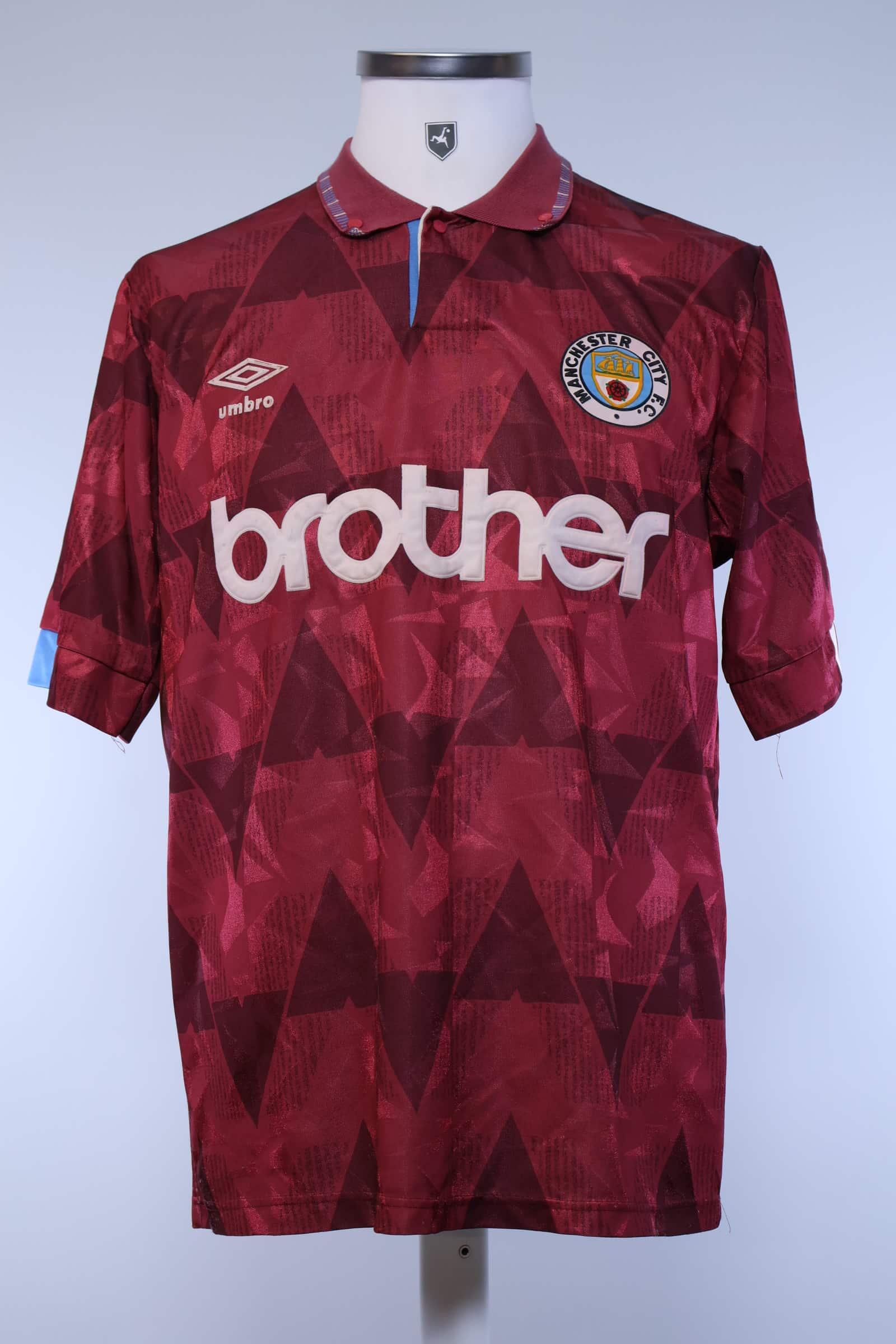 1990/92 - MANCHESTER CITY - AWAY SHIRT - M