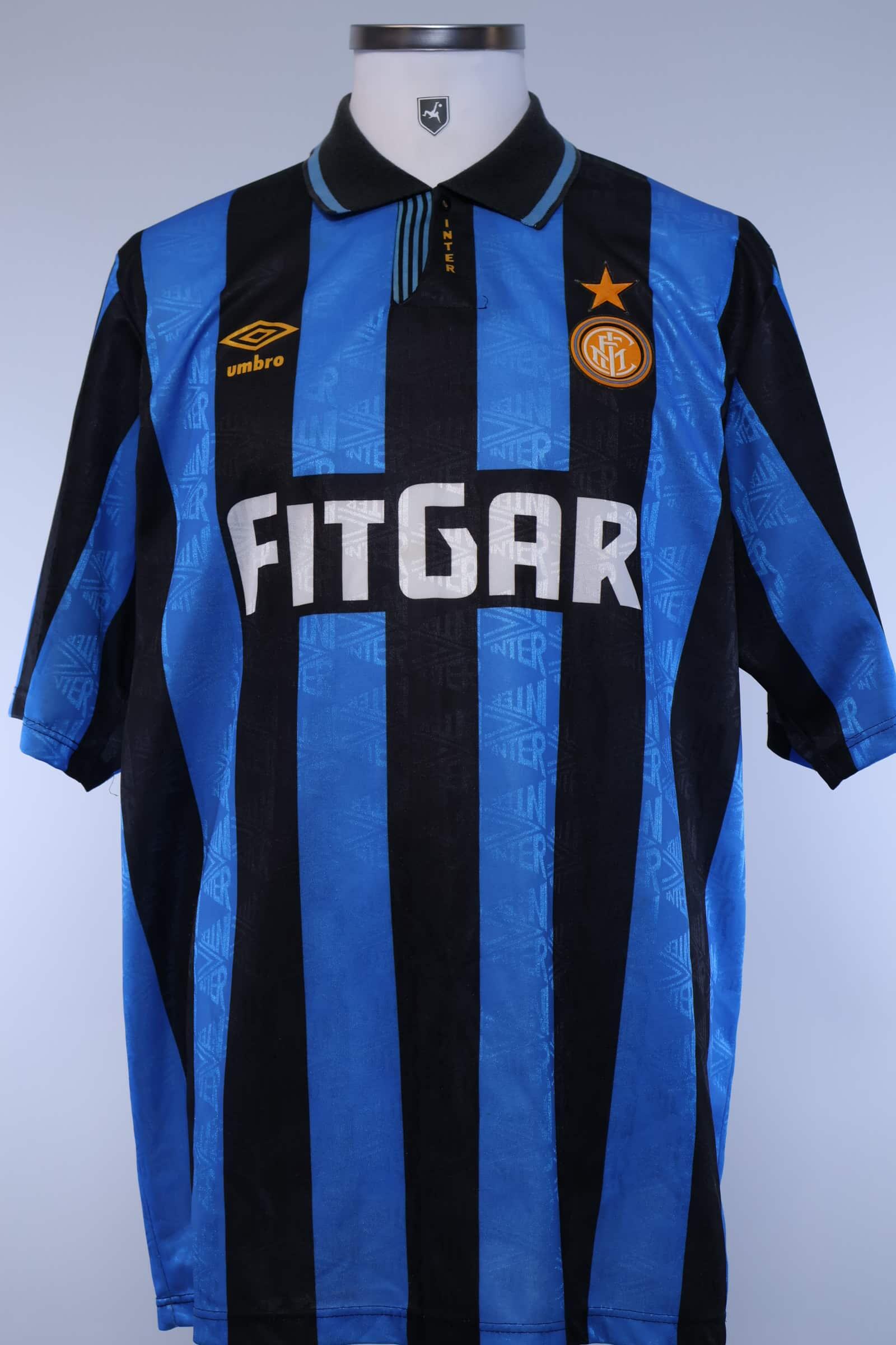 1991/92 - INTER MILAN - HOME SHIRT - XL