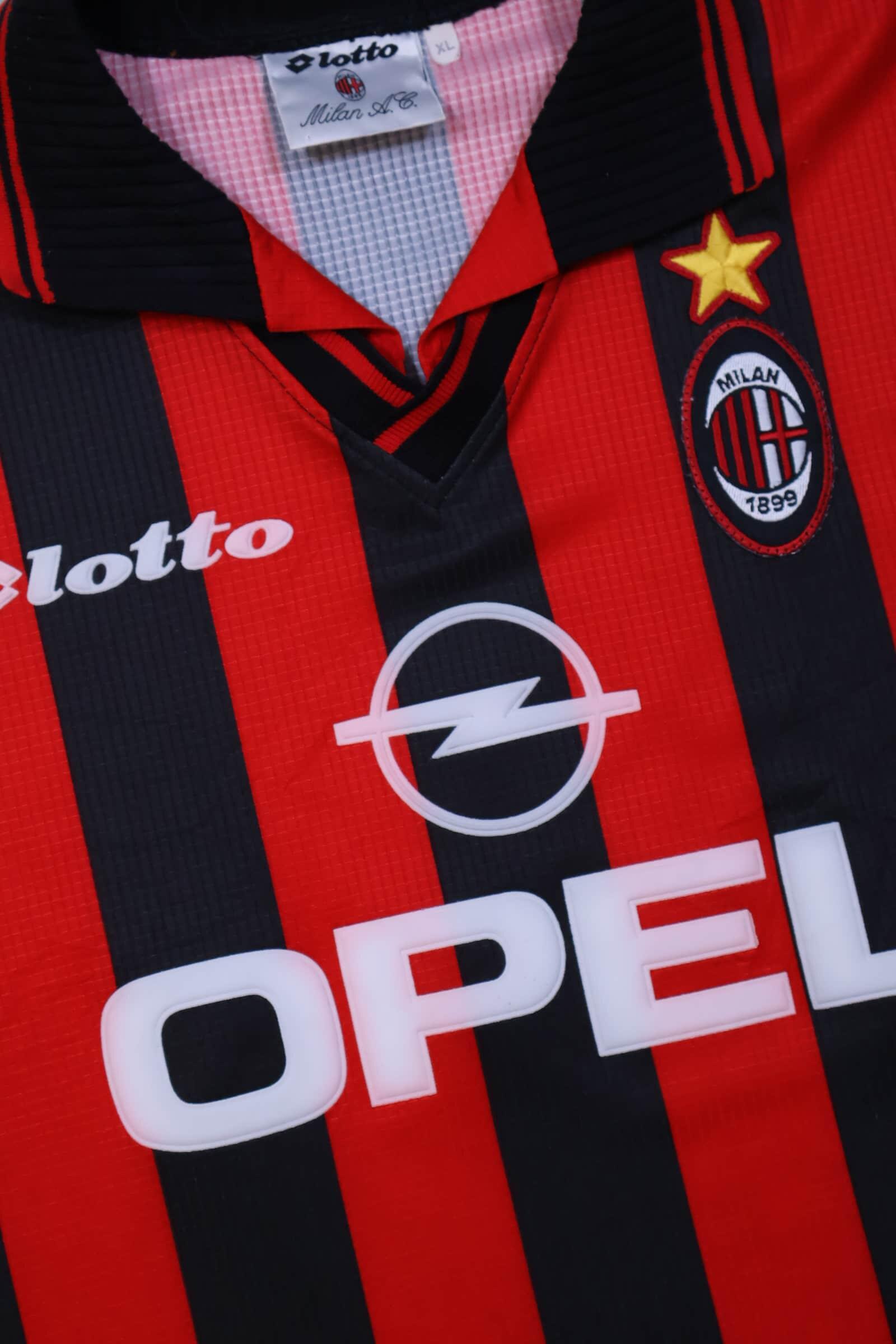 1997/98 - AC MILAN - HOME SHIRT - XL