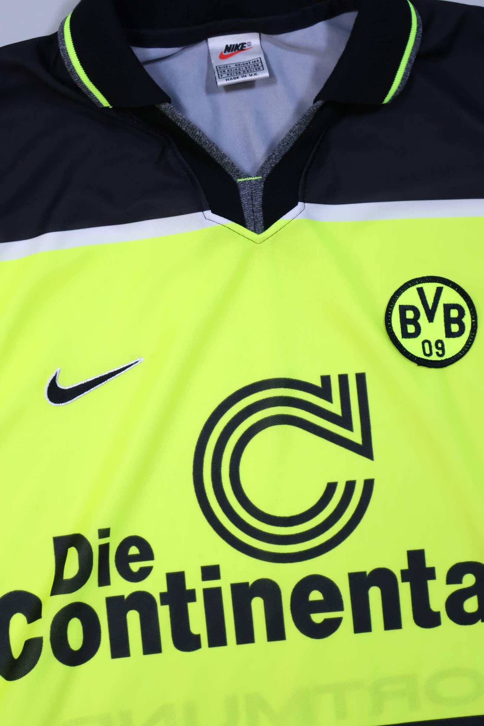 Borussia Dortmund ドルトムント Nike シャツ Lサイズ 1997/98 - BORUSSIA DORTMUND - HOME SHIRT - L