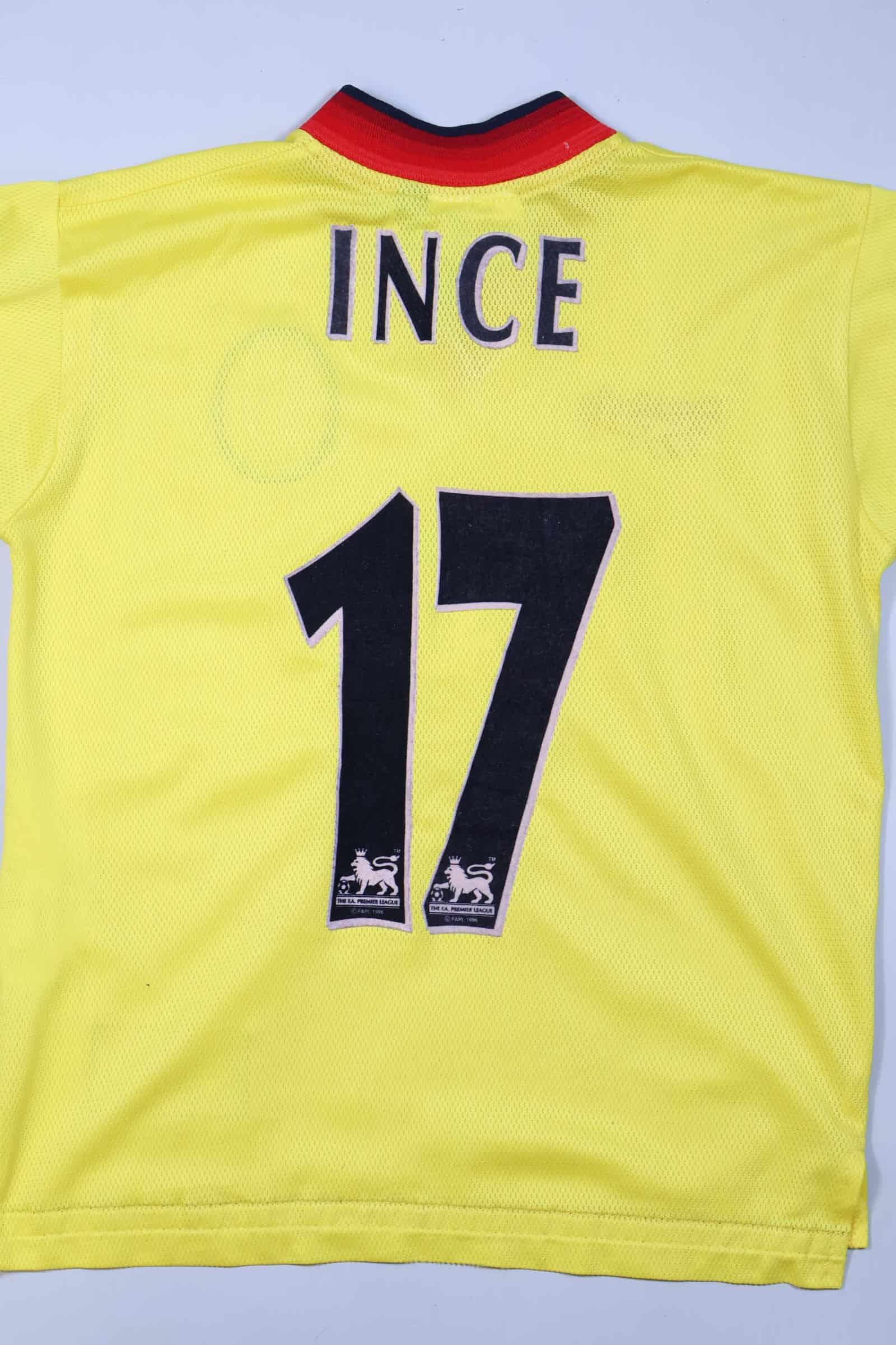 1997/98 - LIVERPOOL F.C - INCE - #17 - AWAY SHIRT - XS