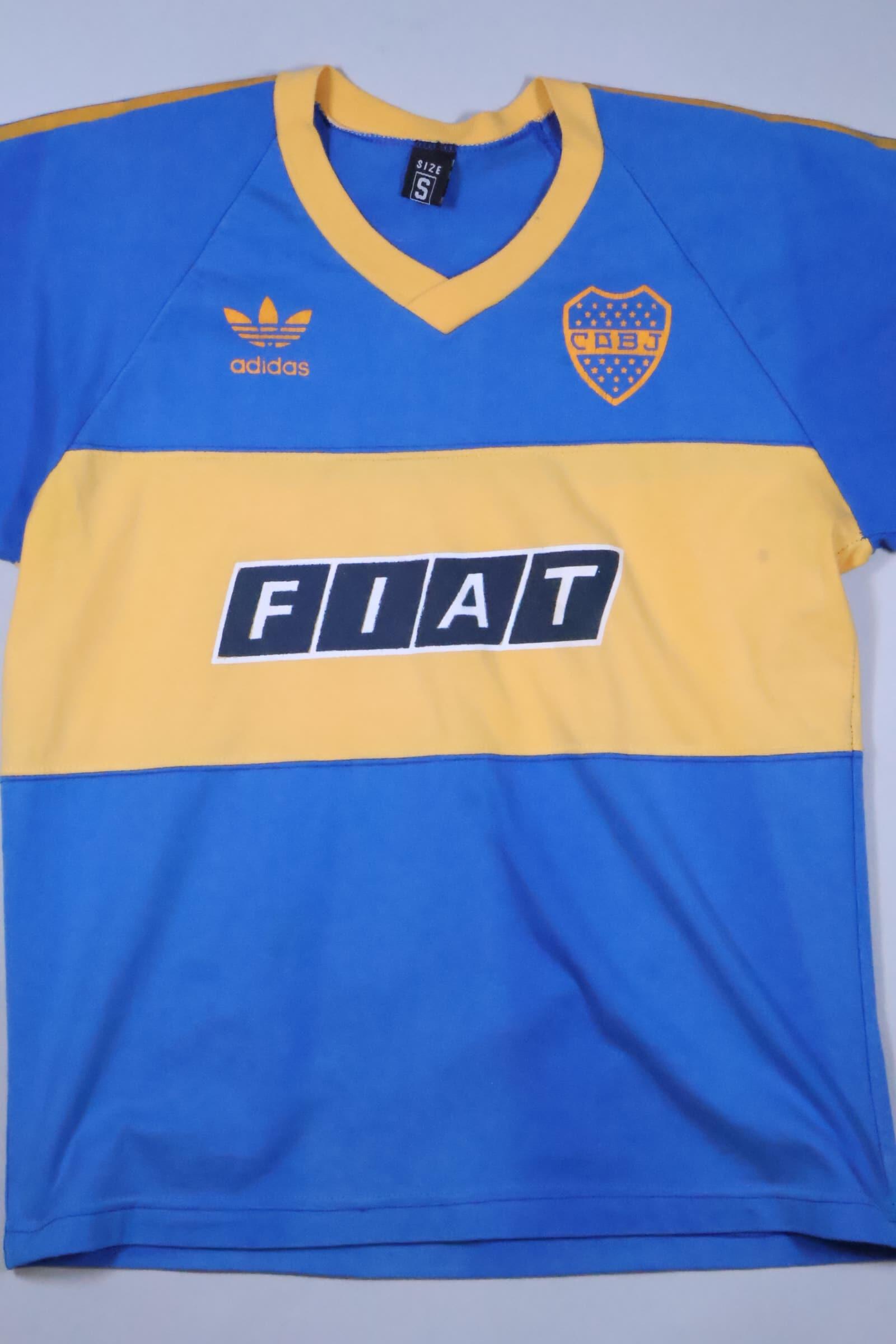 1989/90 BOCA JUNIORS #10 HOME SHIRT S
