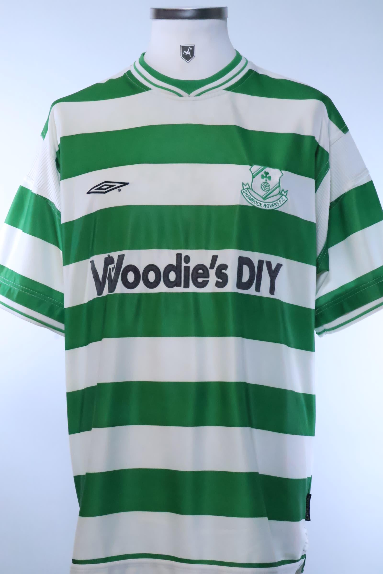 Shamrock Rovers 1999/00 Home Shirt - XLAuthentic Original Football Shirt