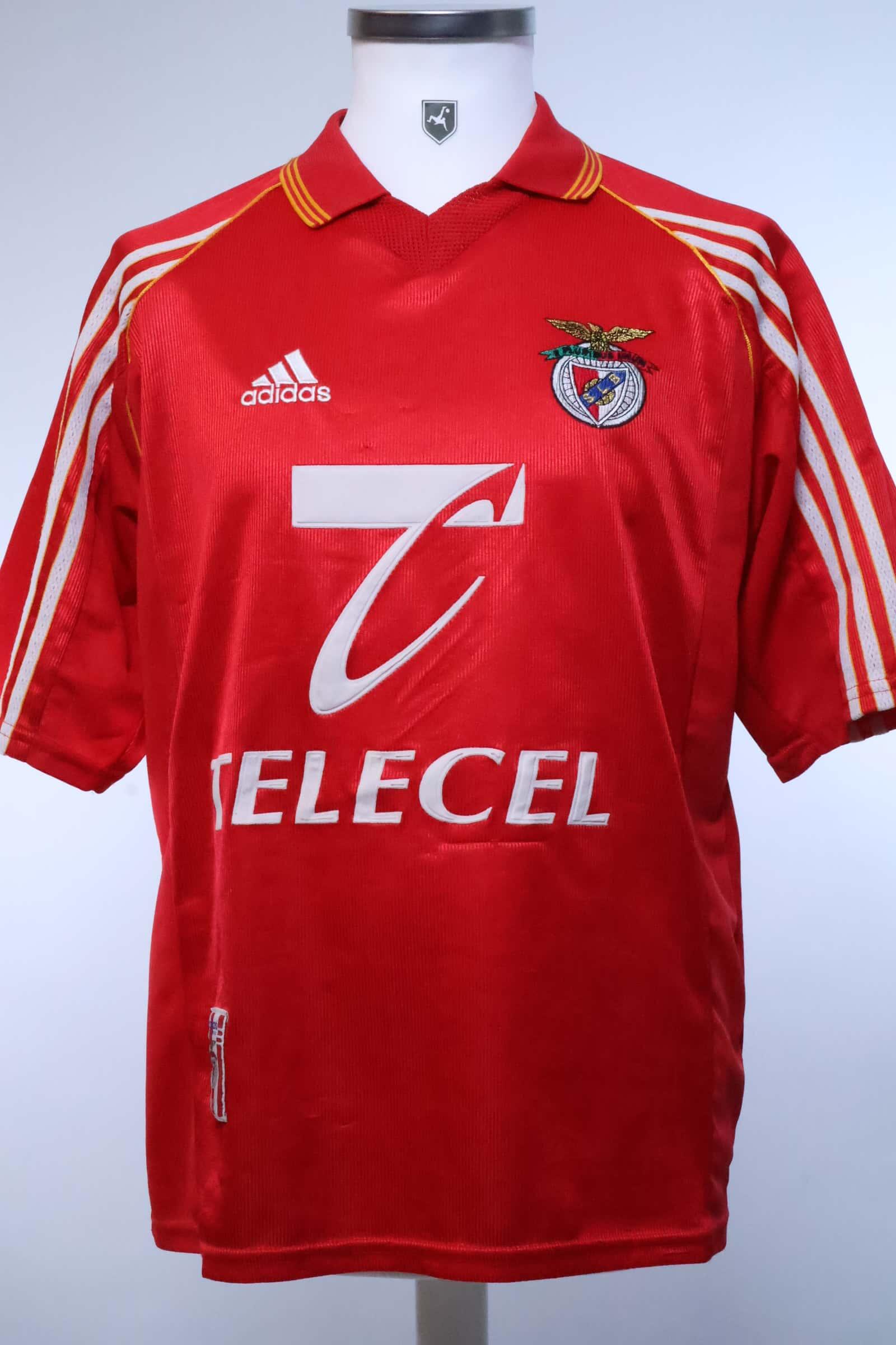 Benfica 1998/99 Home Shirt - M