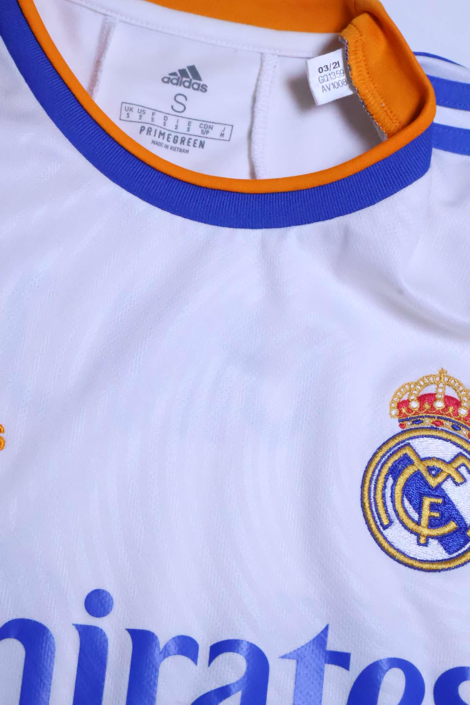 Real Madrid 2021/22 Vini Jr. #20 Home Shirt - S