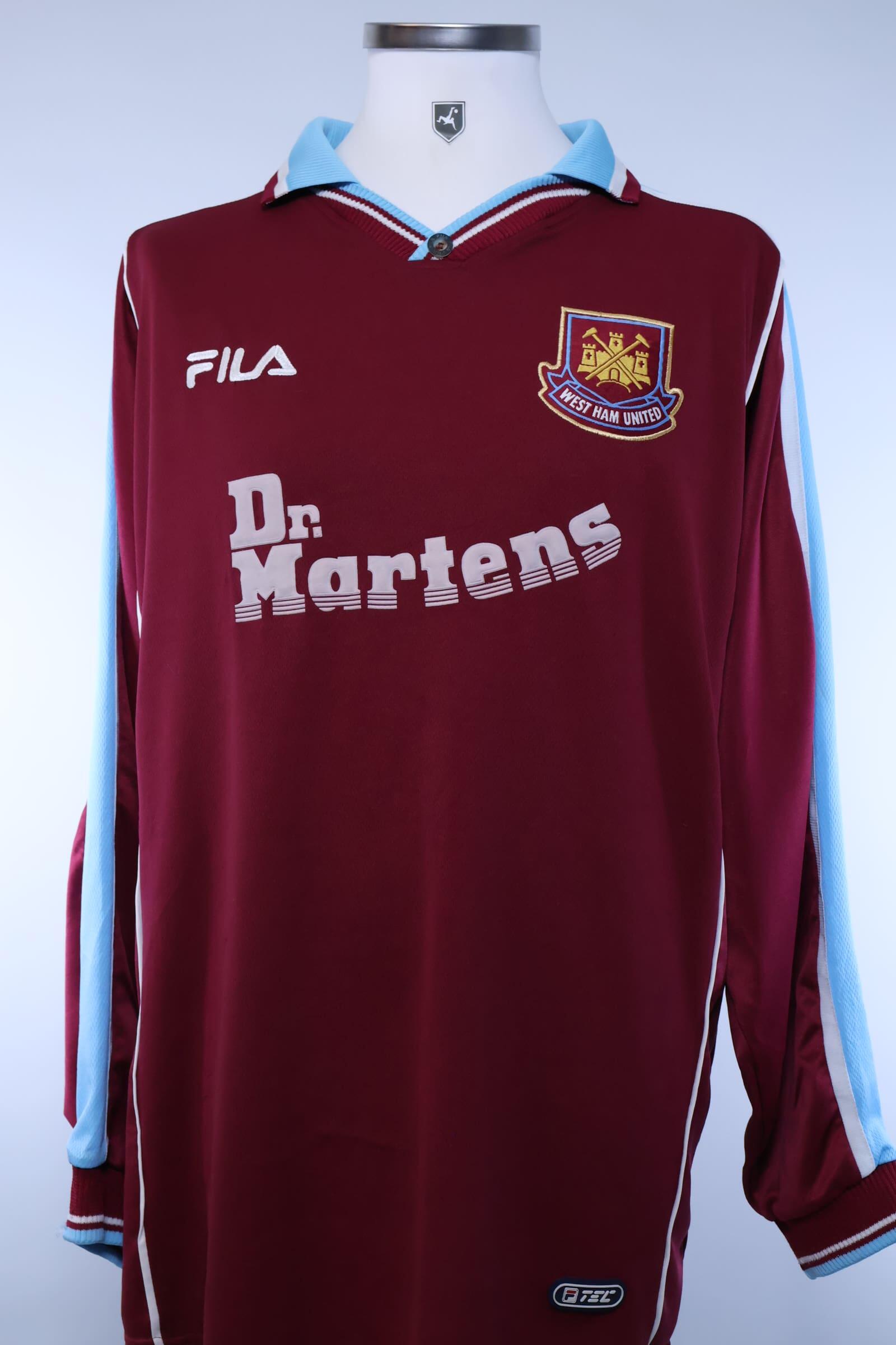 FILA West Ham United シャツ West Ham United 1999/01 Home Shirt - XL
