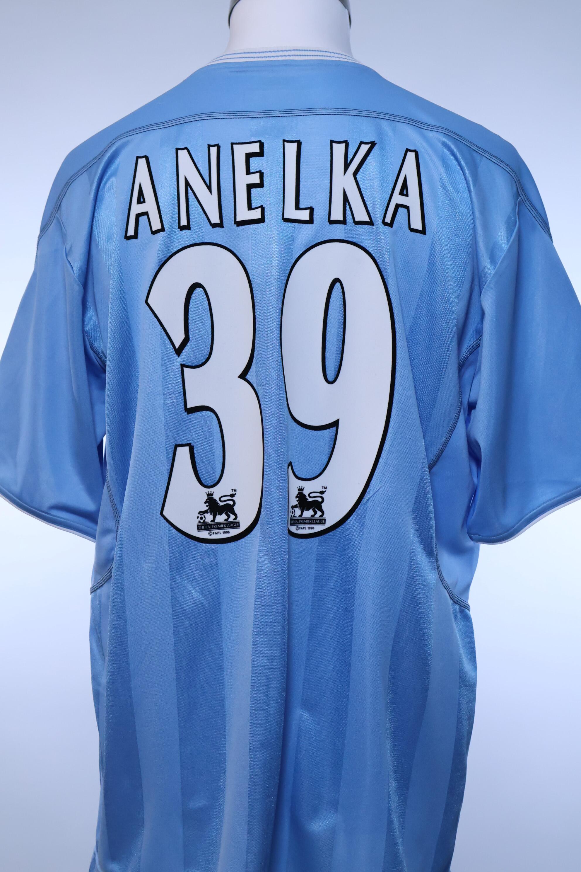 Manchester City Anelka #39 2003/04 Home Shirt - XL