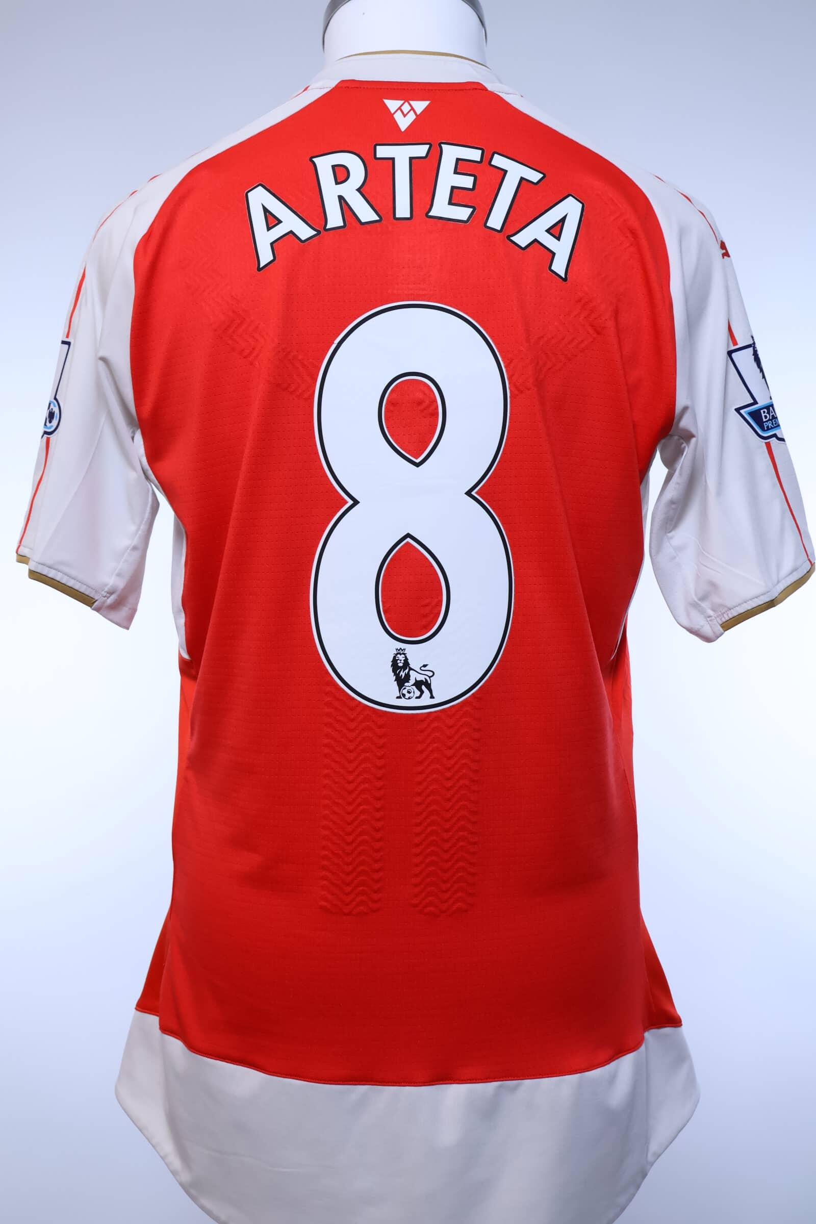 Arsenal Arteta #8 2015/16 Home Shirt - XL