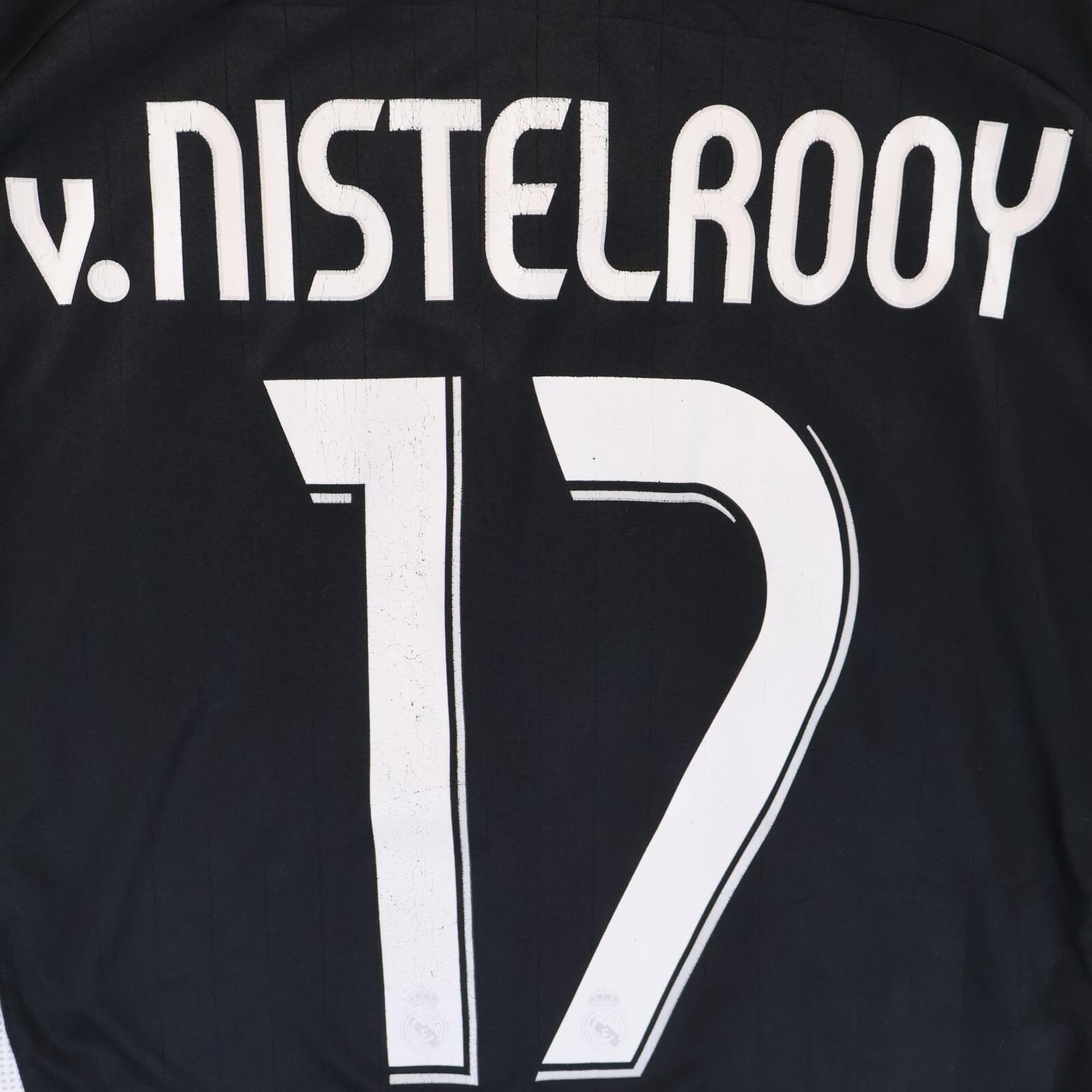 Real Madrid V. Nistelrooy #17 2006/07 Away Shirt - XL