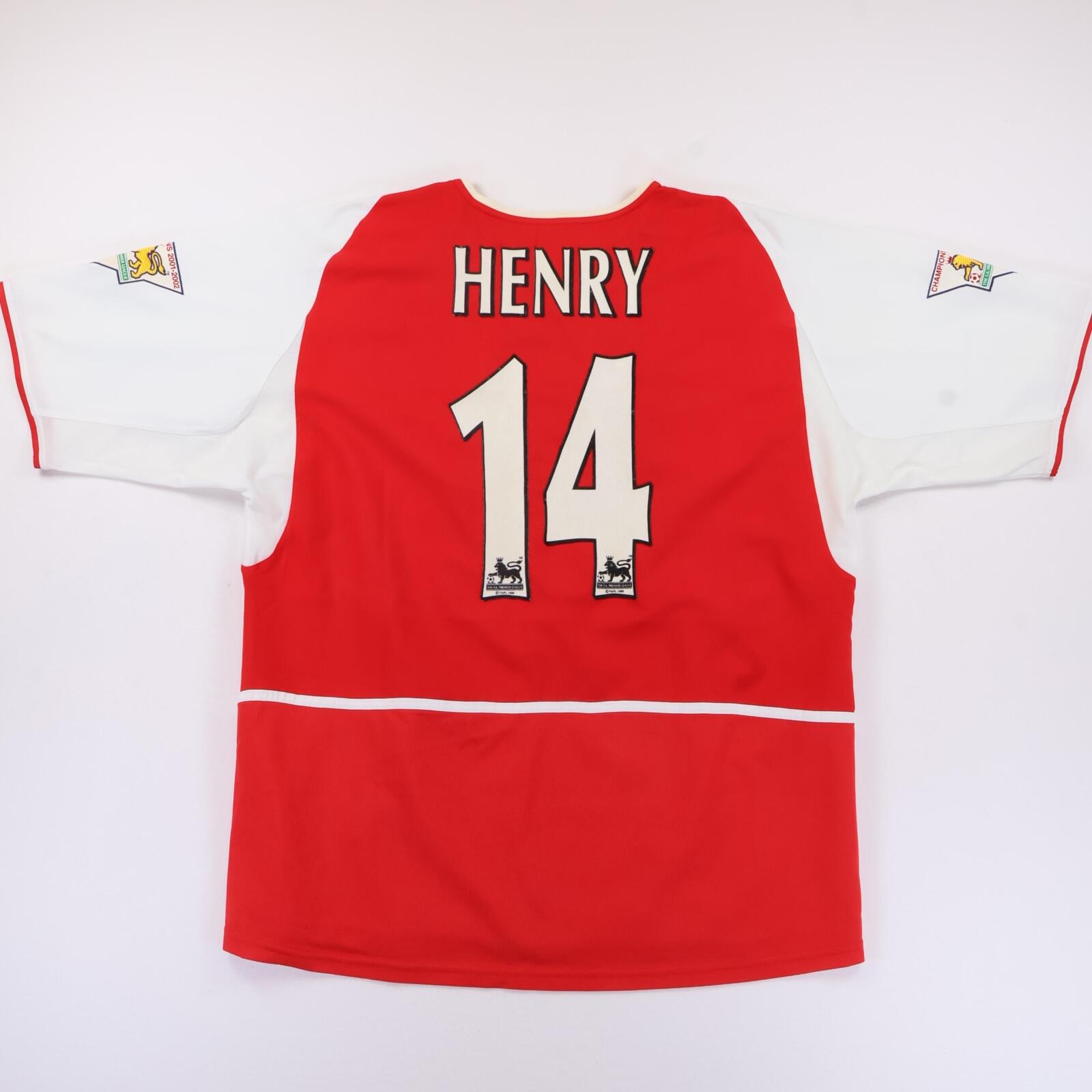 Arsenal Henry #14 2002/04 Home Shirt - XL
