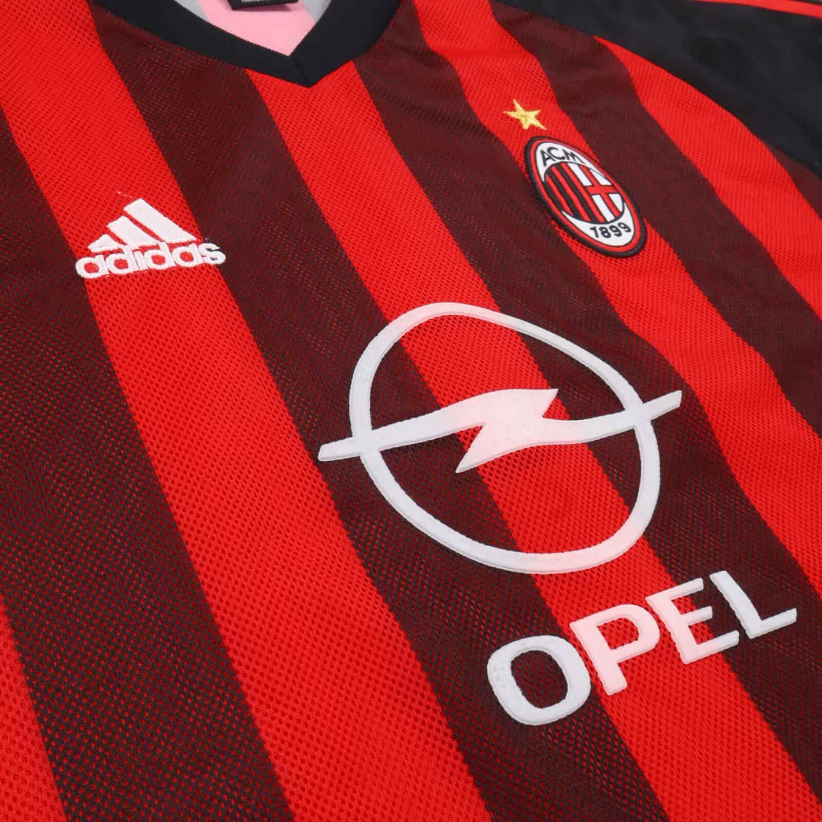 Ac Milan 2002/03 Home Shirt - XXL