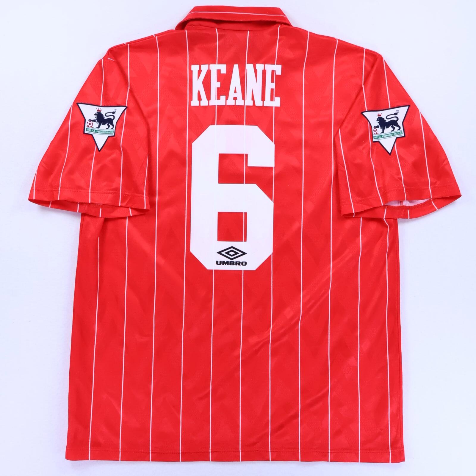 Nottingham Forest Keane #6 1992/94 Home Shirt - L