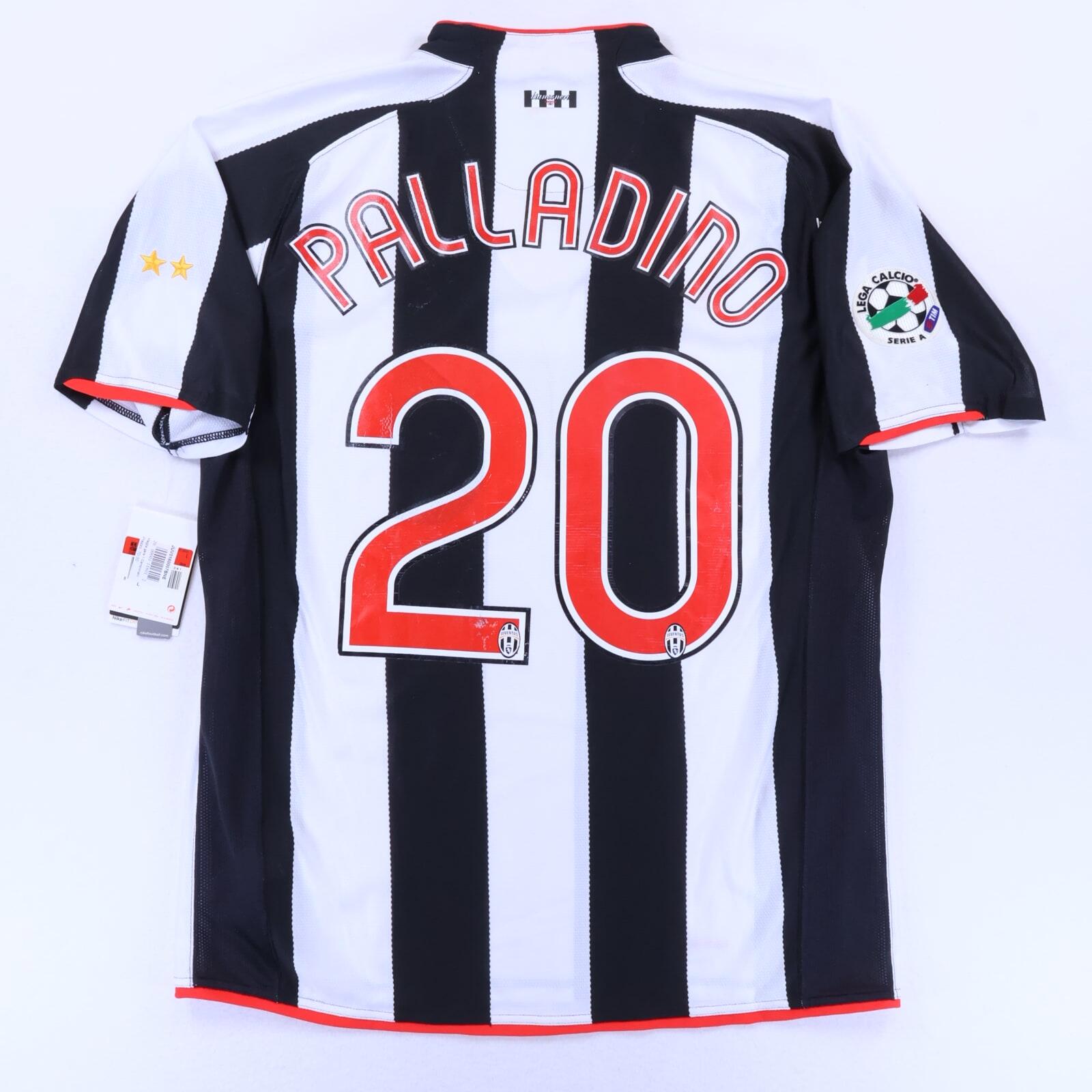 Juventus Palladino #20 2007/08 Home Shirt - Match Issue - L