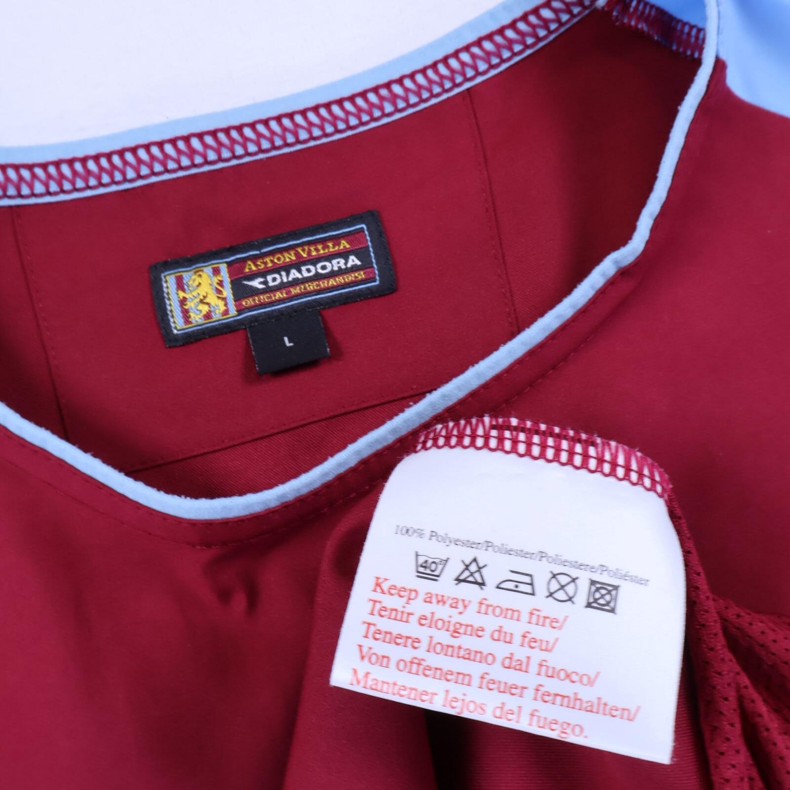 Aston Villa Crouch #16 2003/04 Home Shirt - L