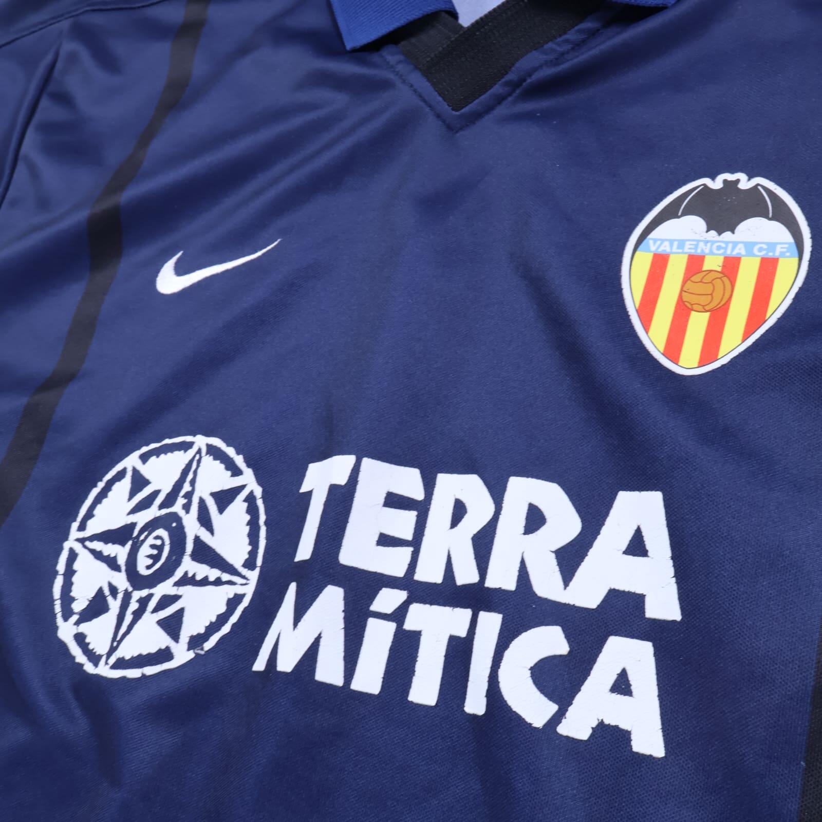 Valencia Cf 2000/01 Away Shirt - Nike Basic - M