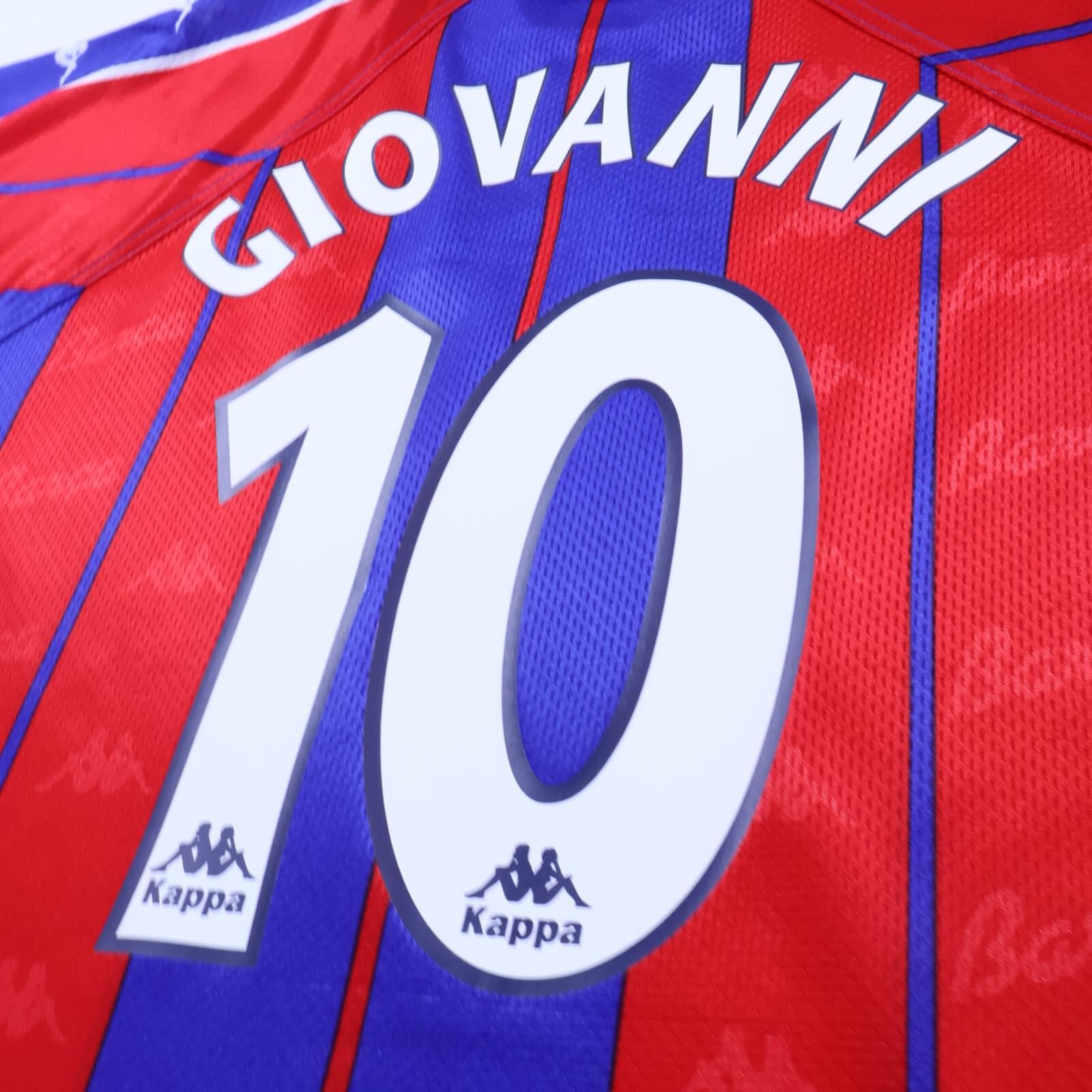 Barcelona Giovanni #10 1997/98 Home Shirt - XL