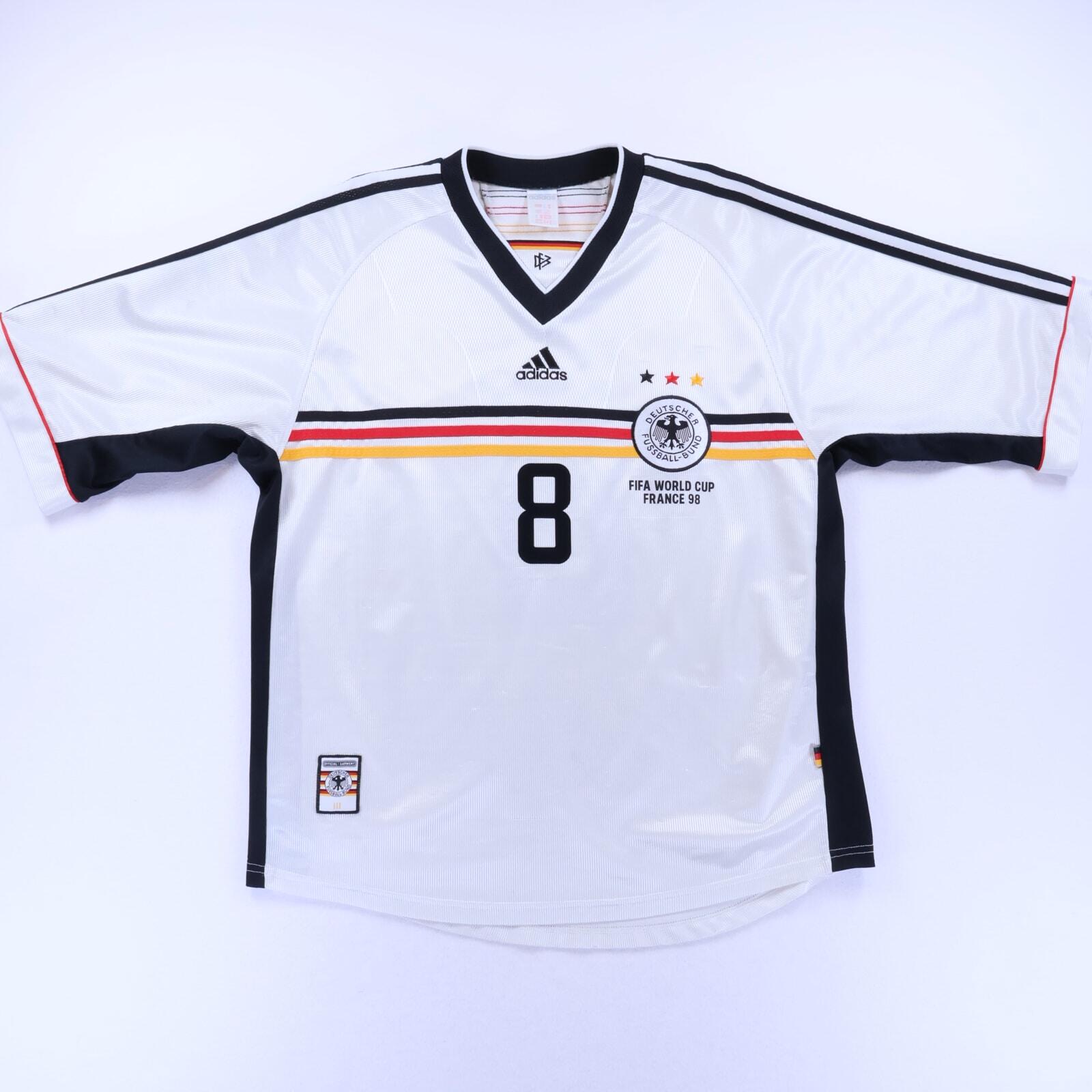 Germany Matthaus #8 1998/00 Home Shirt - XL
