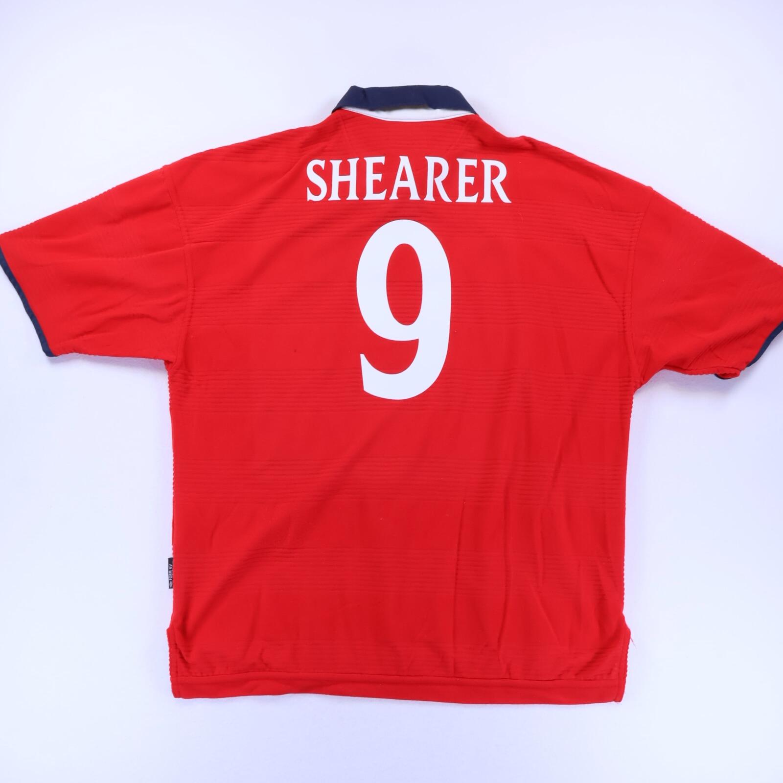England Shearer #9 1999/01 Away Shirt - XL