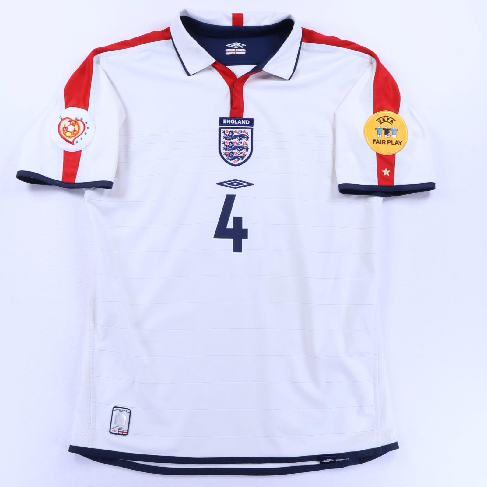 England Beckham #7 2001/03 Home Shirt - XXL