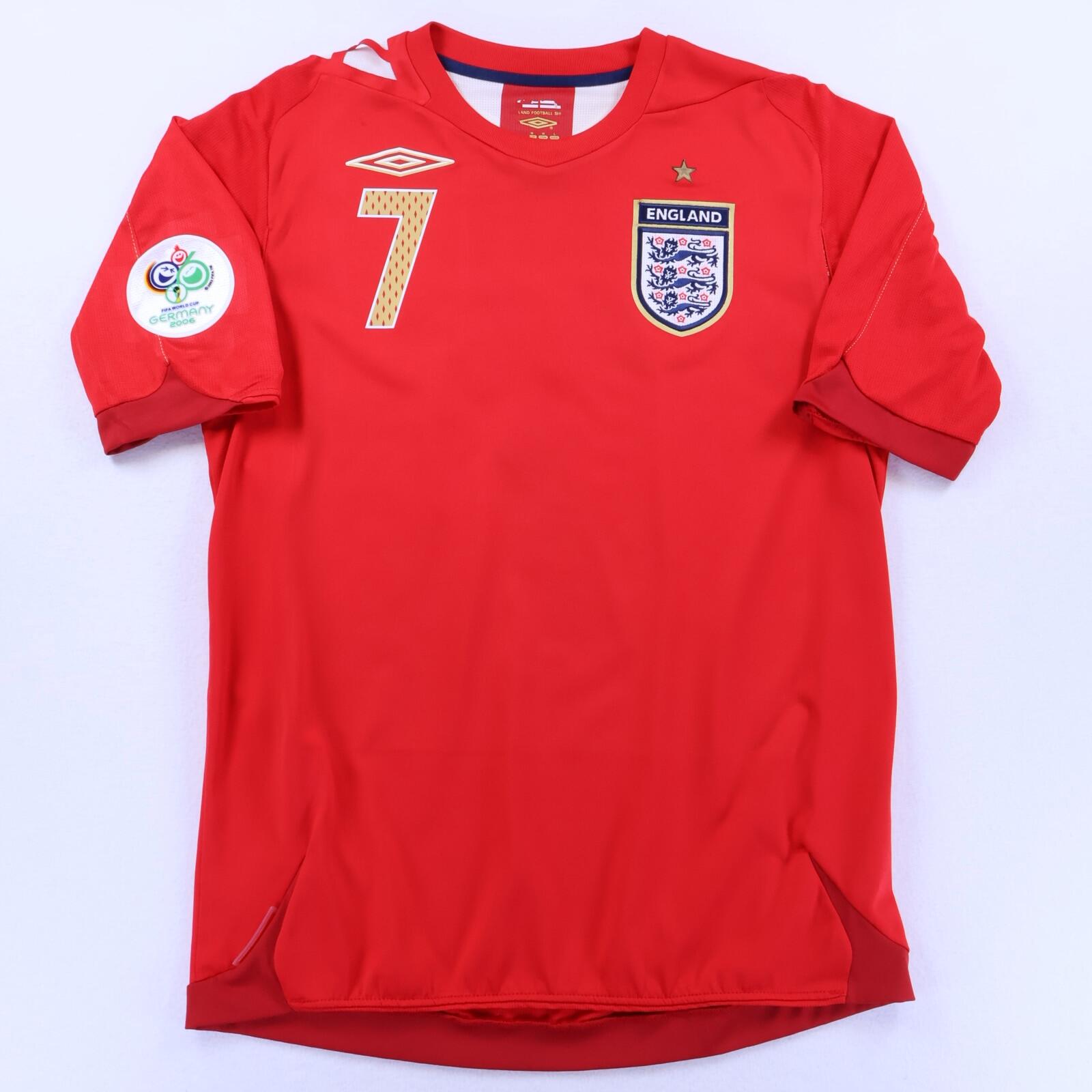 England Beckham #7 2006/08 Away Shirt - M