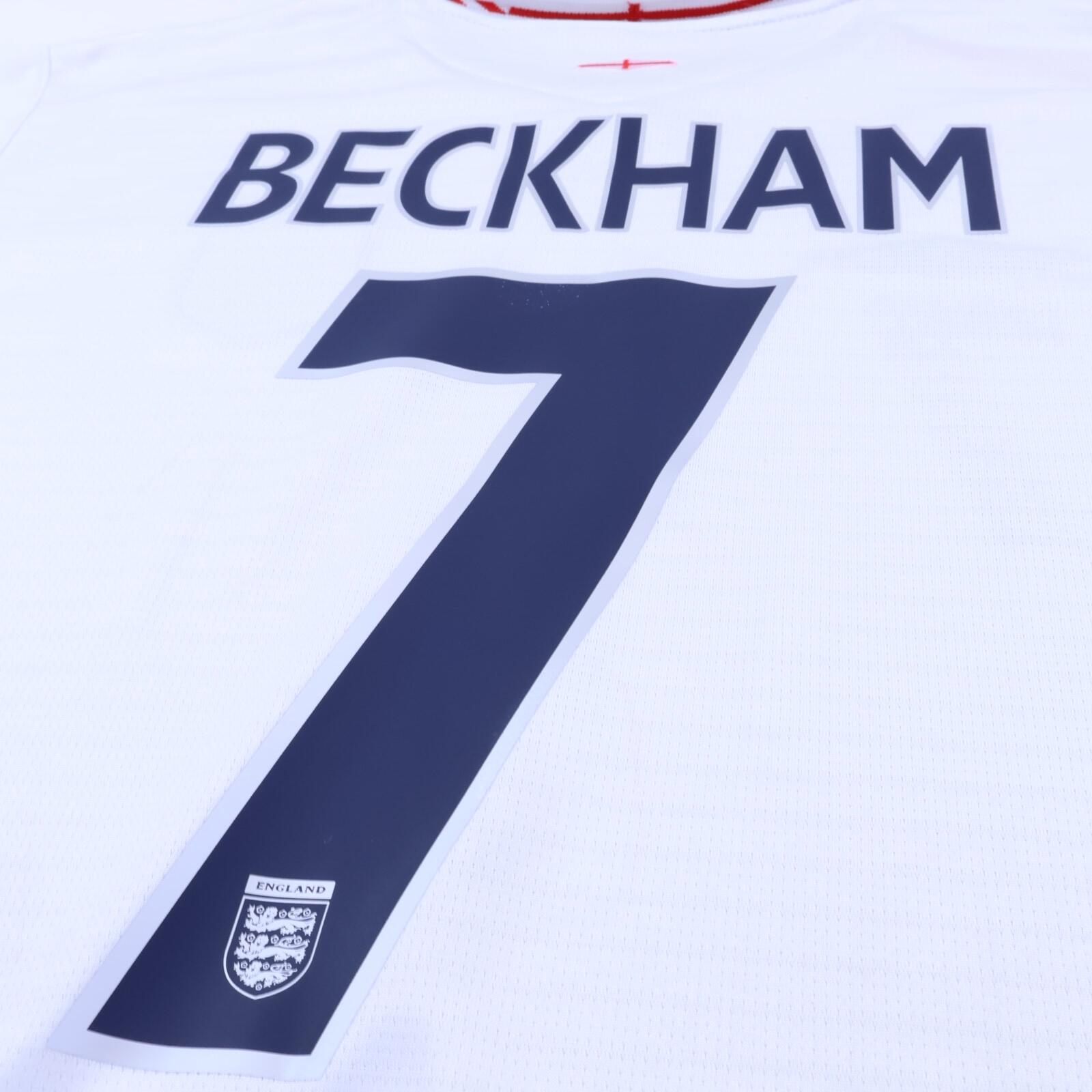 England Beckham #7 2005/07 Home Shirt - L
