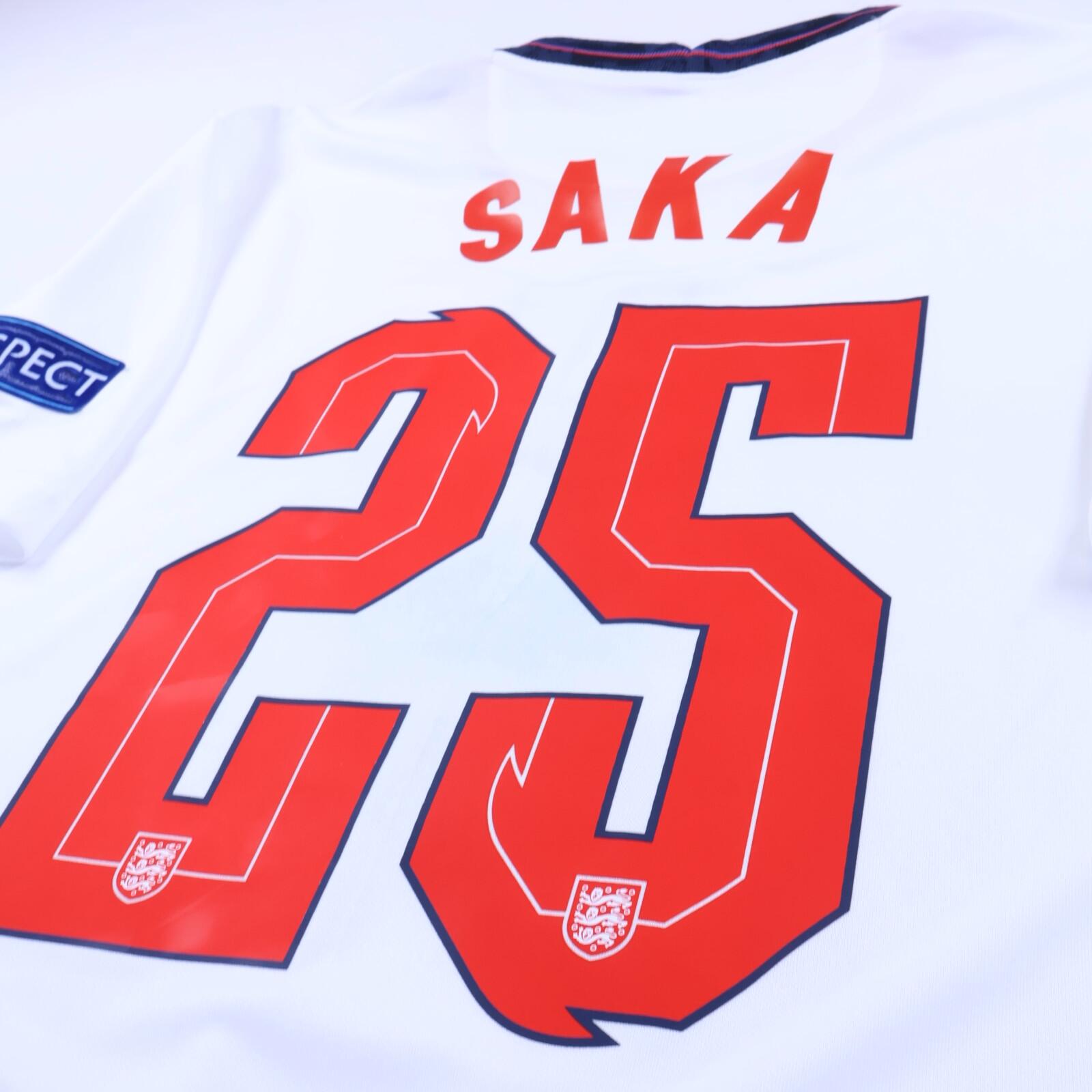 England Saka #25 2020/22 Home Shirt - L