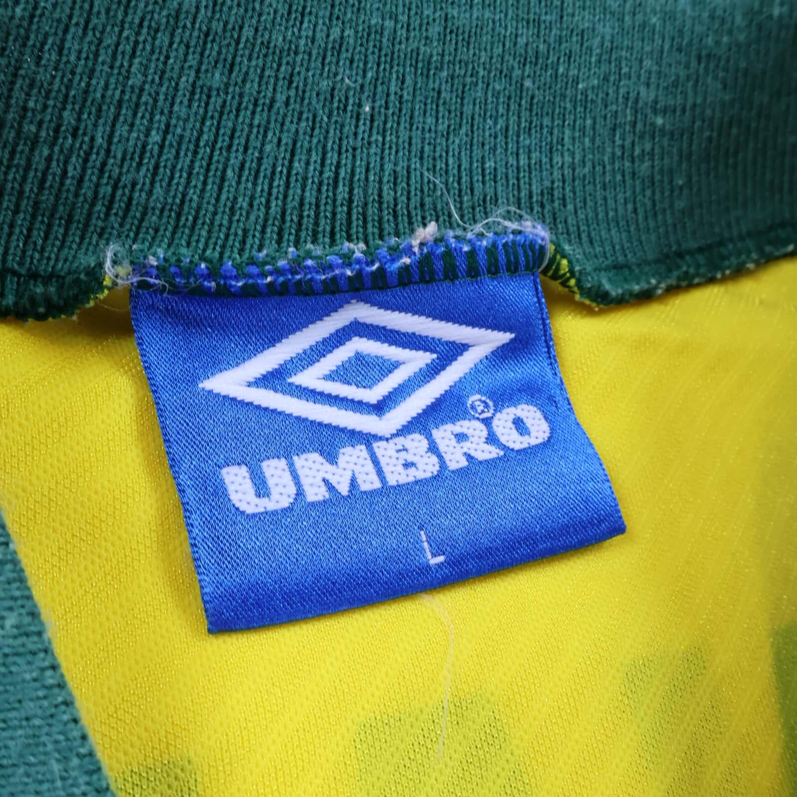 BRA盤79年オリジ！Ronaldo Reseda/Same Brazil Ronaldo 1993/94 Home Shirt - L