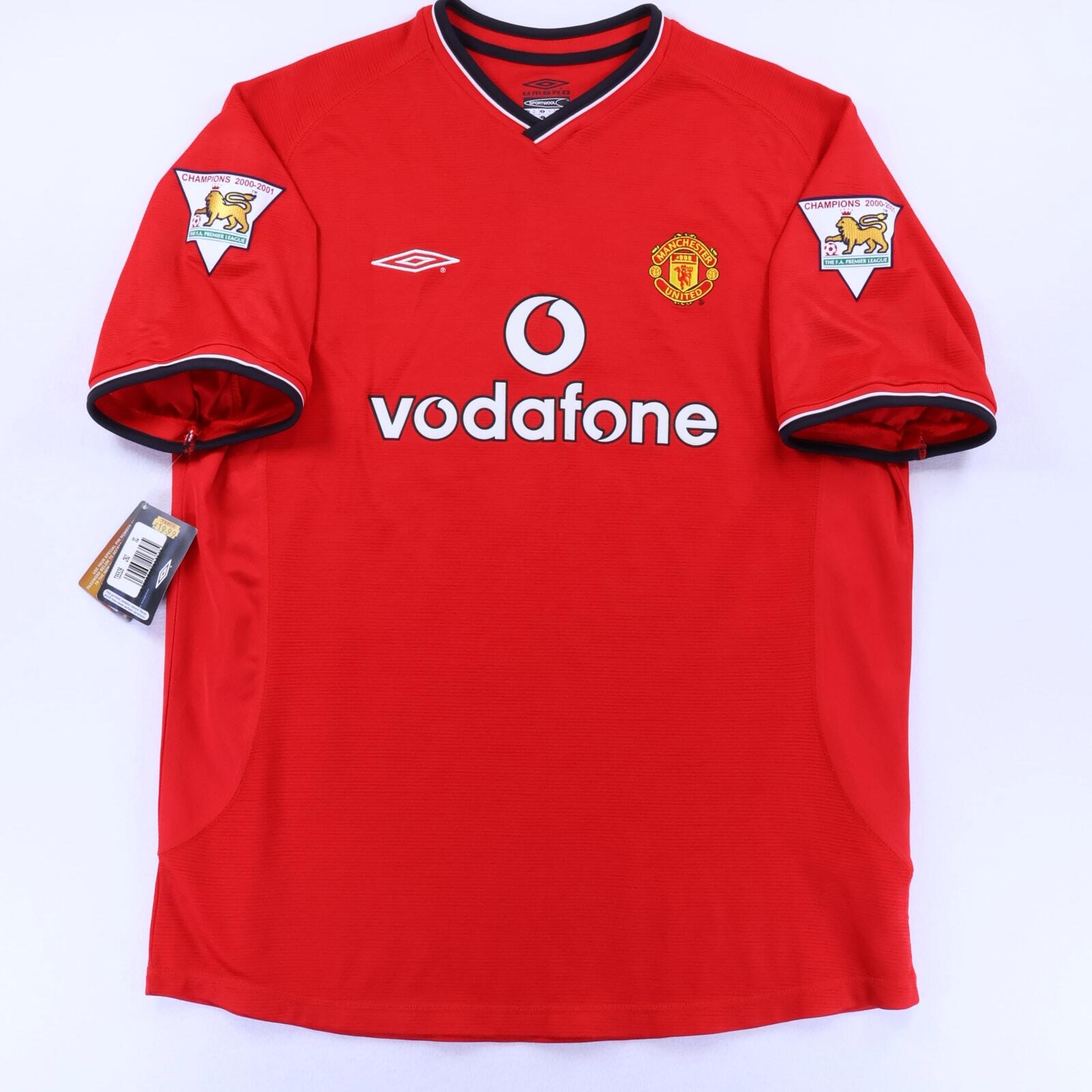 Manchester United Scholes #18 2000/02 Home Shirt - XL