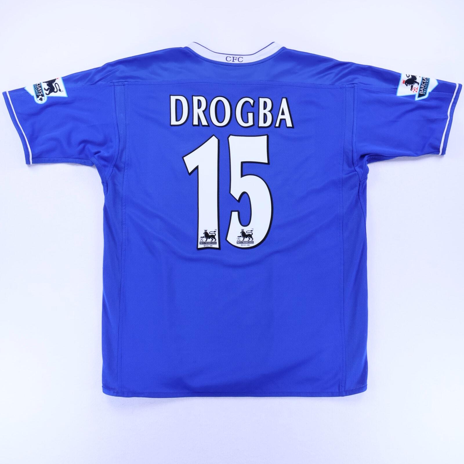 Chelsea Drogba #15 2003/05 Home Shirt - L